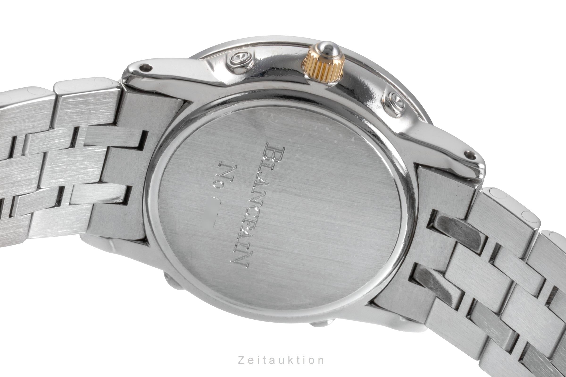 Blancpain Villeret Stahl / Gold Handaufzug Mondphase Damenuhr Ref. 6281  [2503569]