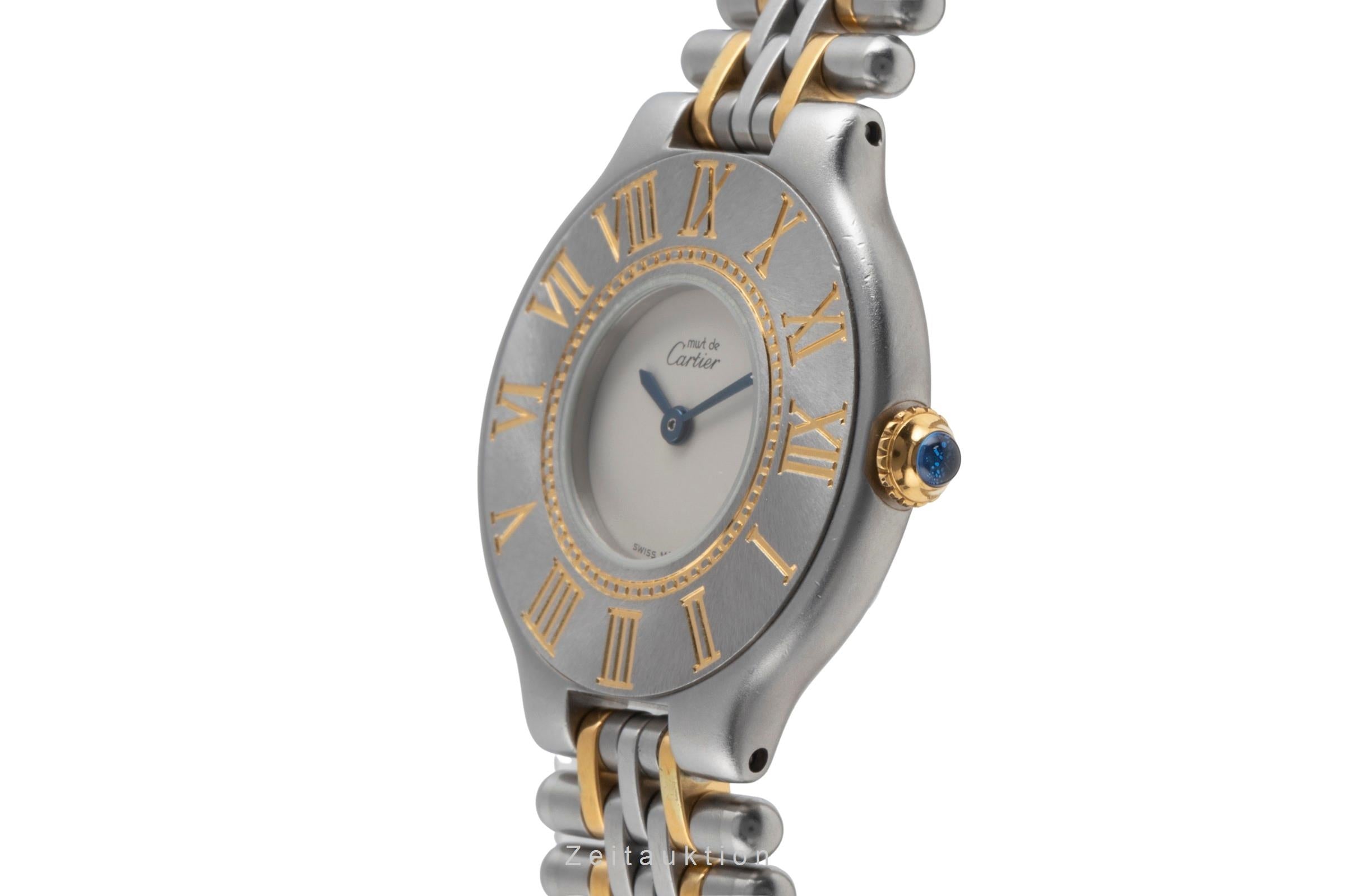 Cartier Must De Cartier 21 acier / doré quartz montre pour femmes 9010  [2503574]