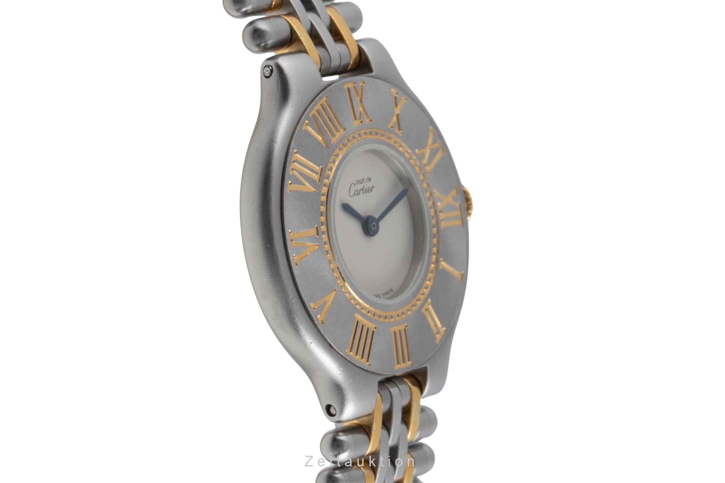 Cartier Must De Cartier 21 acier / doré quartz montre pour femmes 9010  [2503574]