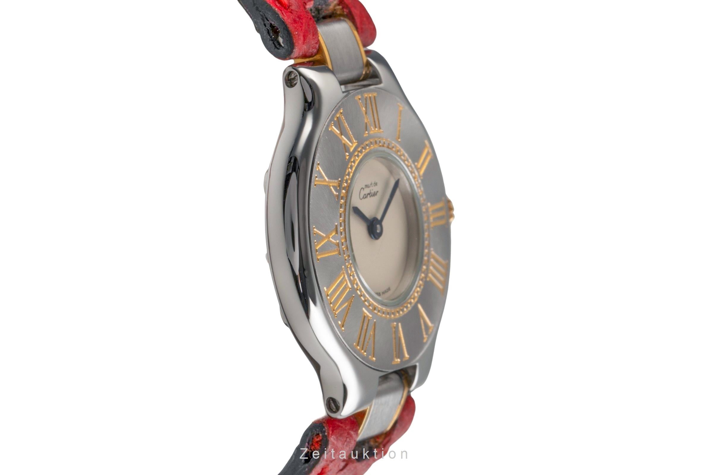 Cartier Must De Cartier 21 acero / banado en oro cuarzo reloj para damas  W1005121  [2503575]