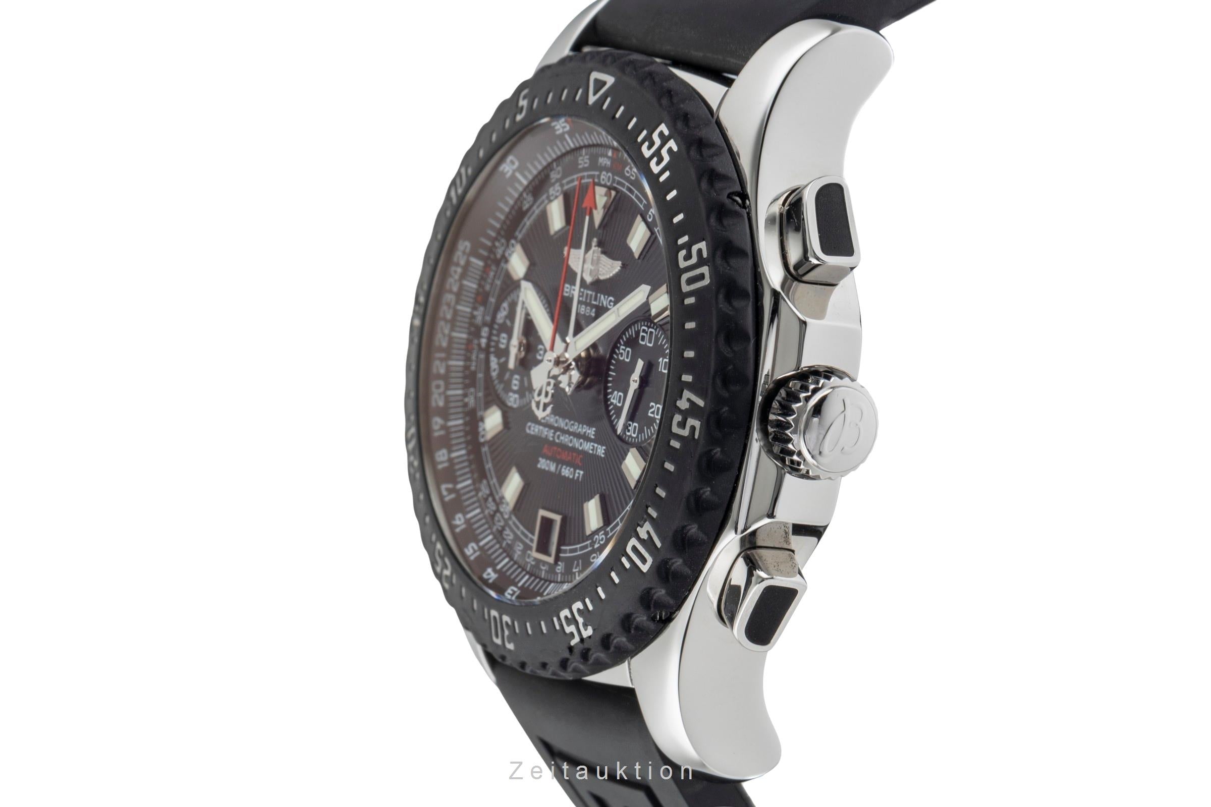 Breitling Skyracer chronograph steel automatic Kal. B27 Ref