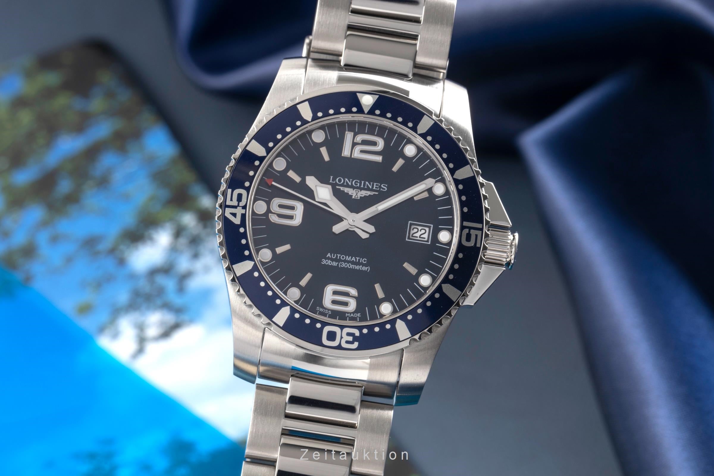 Longines Hydro Conquest steel automatic