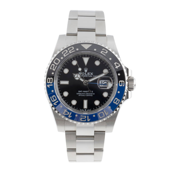 Rolex GMT-Master II acero automático reloj para caballeros 126710BLNR  [2503578]