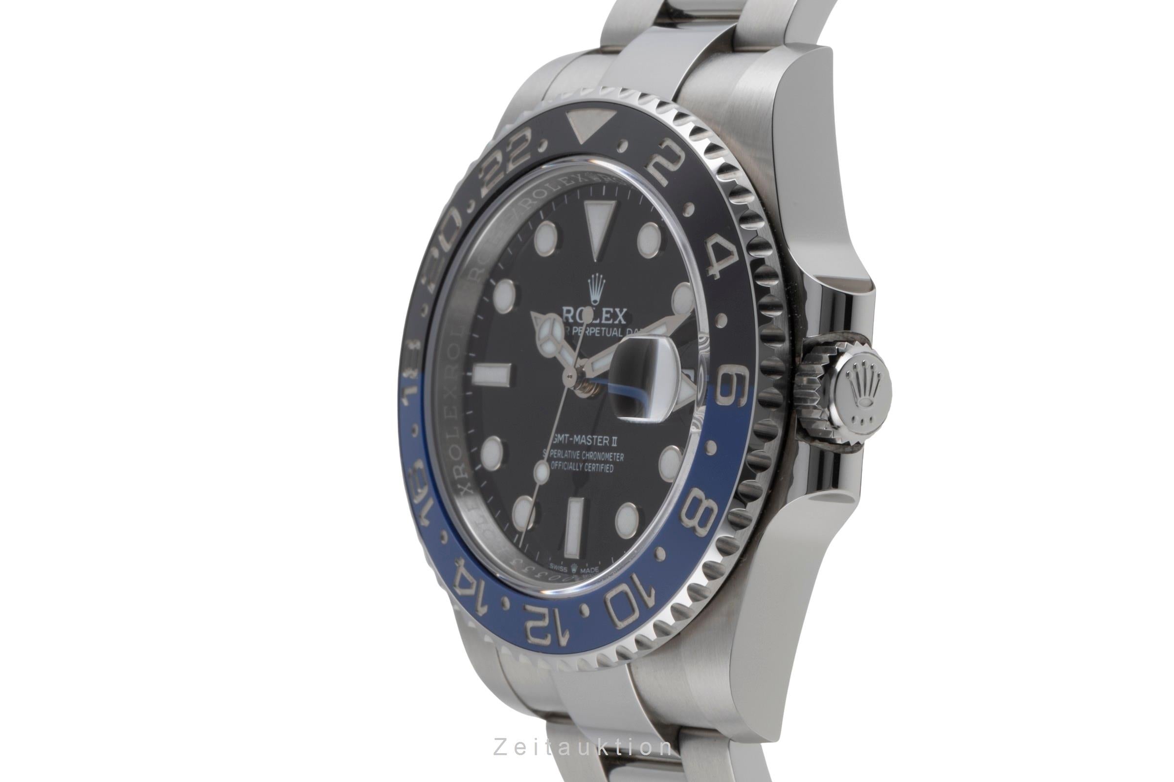 Rolex GMT-Master II acero automático reloj para caballeros 126710BLNR  [2503578]