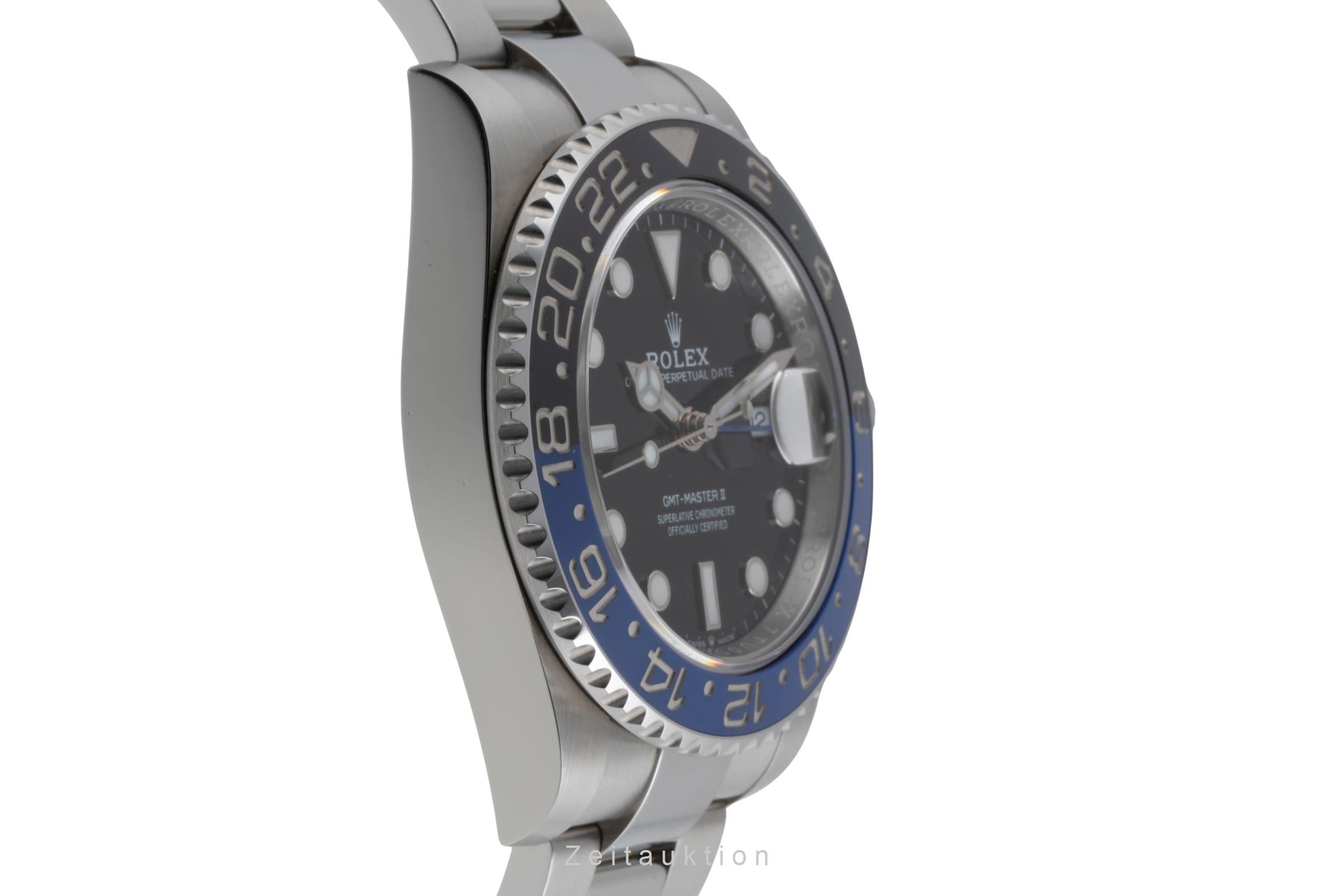 Rolex GMT-Master II acero automático reloj para caballeros 126710BLNR  [2503578]