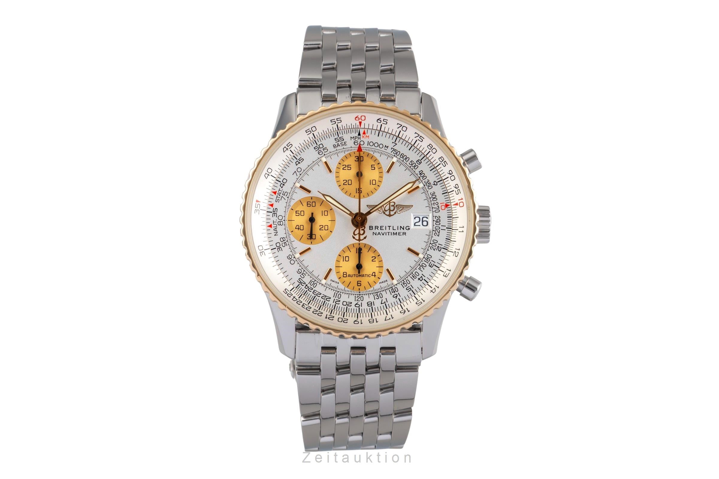 Breitling Navitimer chronograph steel / gold automatic Kal. B13