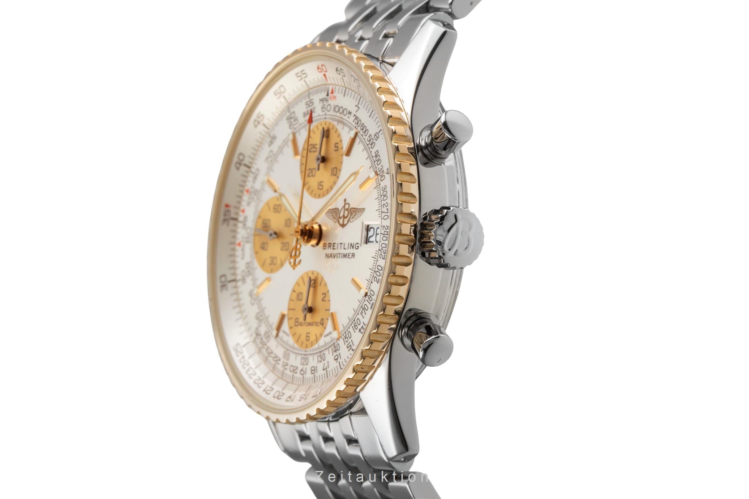 Breitling Navitimer chronograph steel / gold automatic Kal. B13
