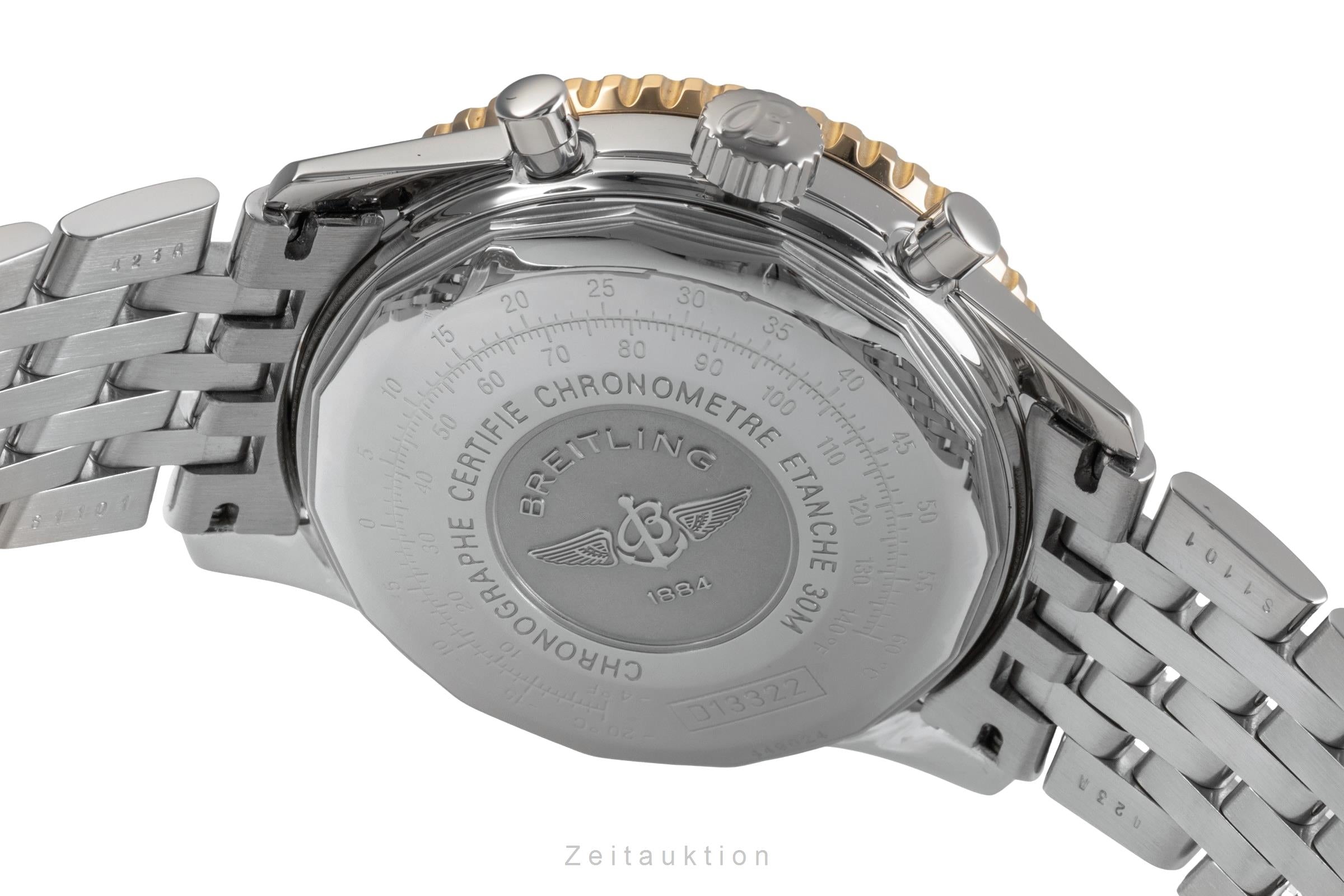 Breitling Navitimer chronograph steel / gold automatic Kal. B13