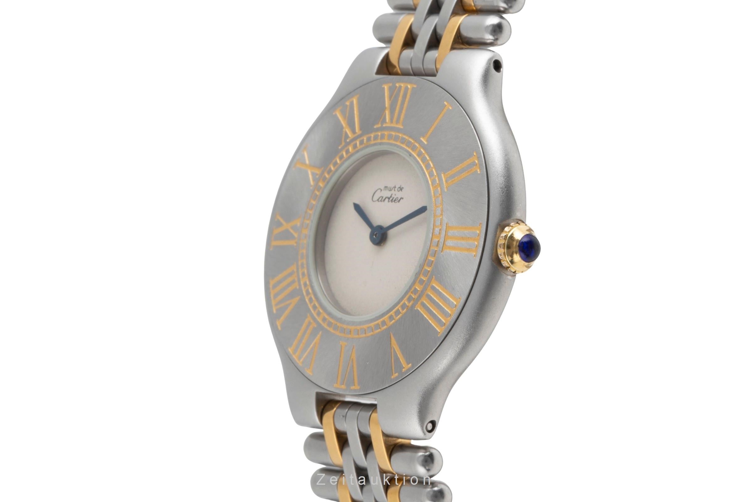 Cartier Must De Cartier 21 gilt / steel quartz Kal. 81 Ref. 9010