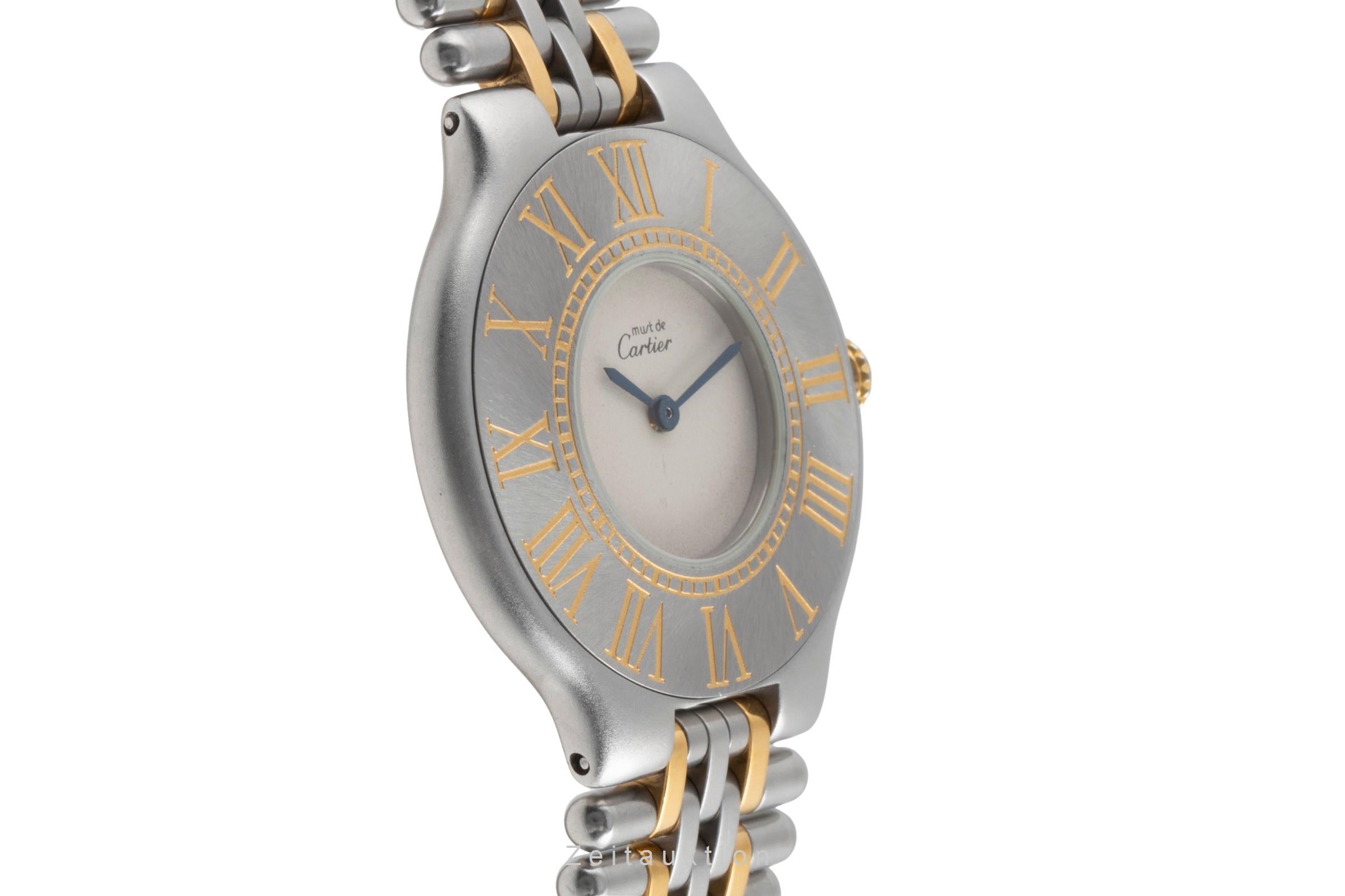 Cartier Must De Cartier 21 acier / doré quartz montre pour femmes 9010  [2503581]