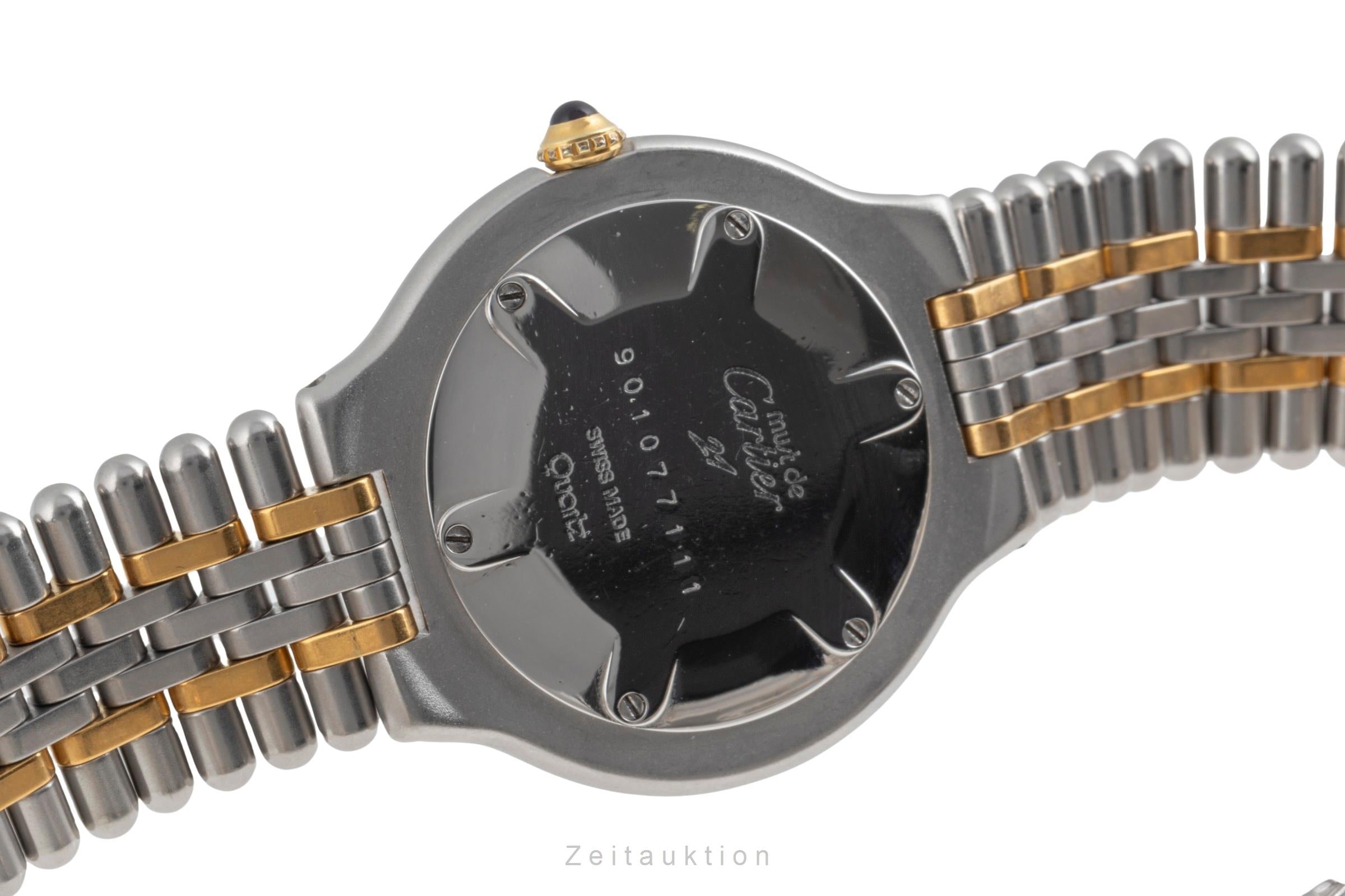 Cartier Must De Cartier 21 acier / doré quartz montre pour femmes 9010  [2503581]