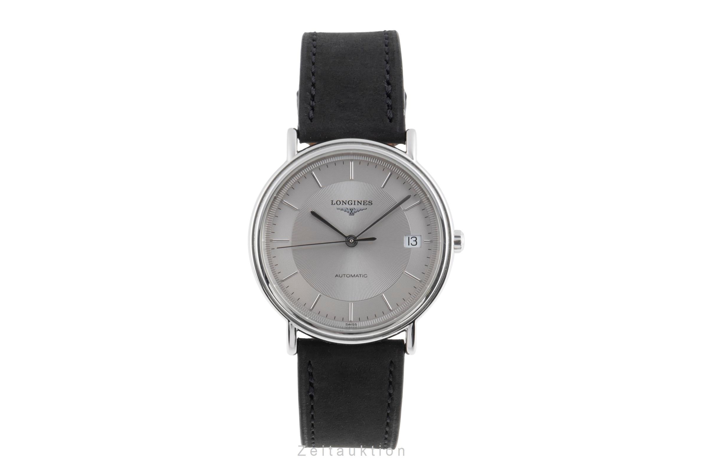 Longines Presence Stahl Automatik Herrenuhr Ref. L4.721.4.78.2 B&P [2503584]