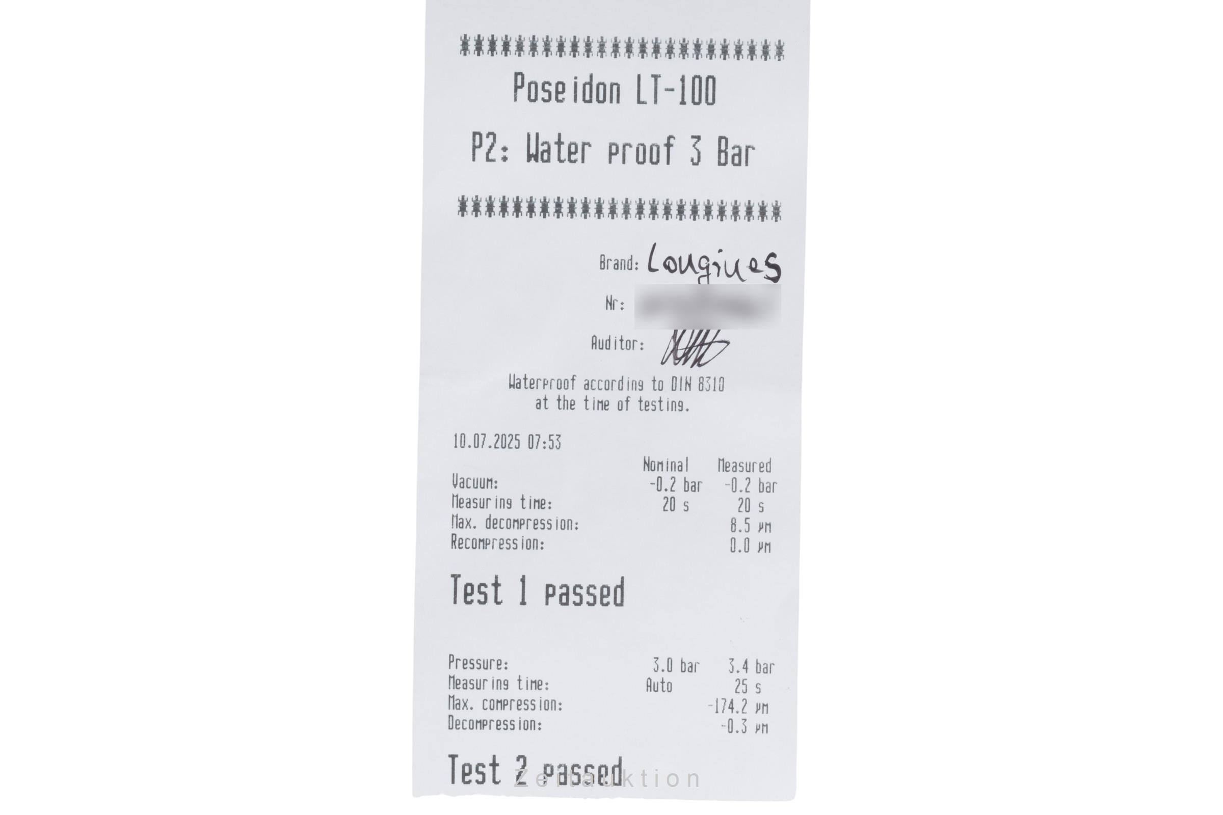 Longines Presence Stahl Automatik Herrenuhr Ref. L4.721.4.78.2 B&P [2503584]