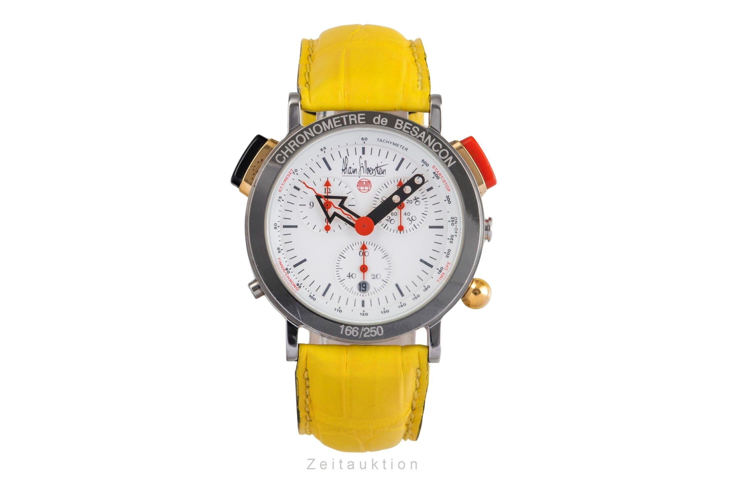 Alain Silberstein Kronoalarm chronograph steel quartz LIMITED