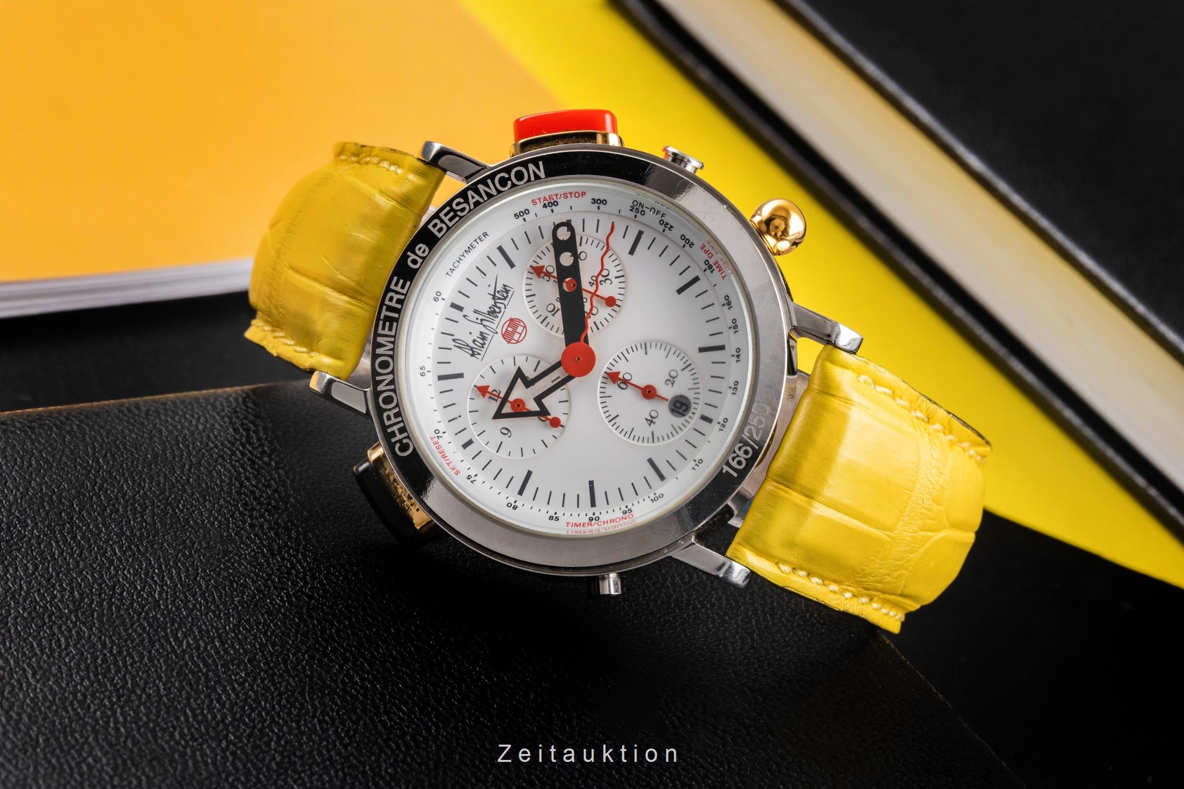 Alain Silberstein Kronoalarm chronograph steel quartz LIMITED