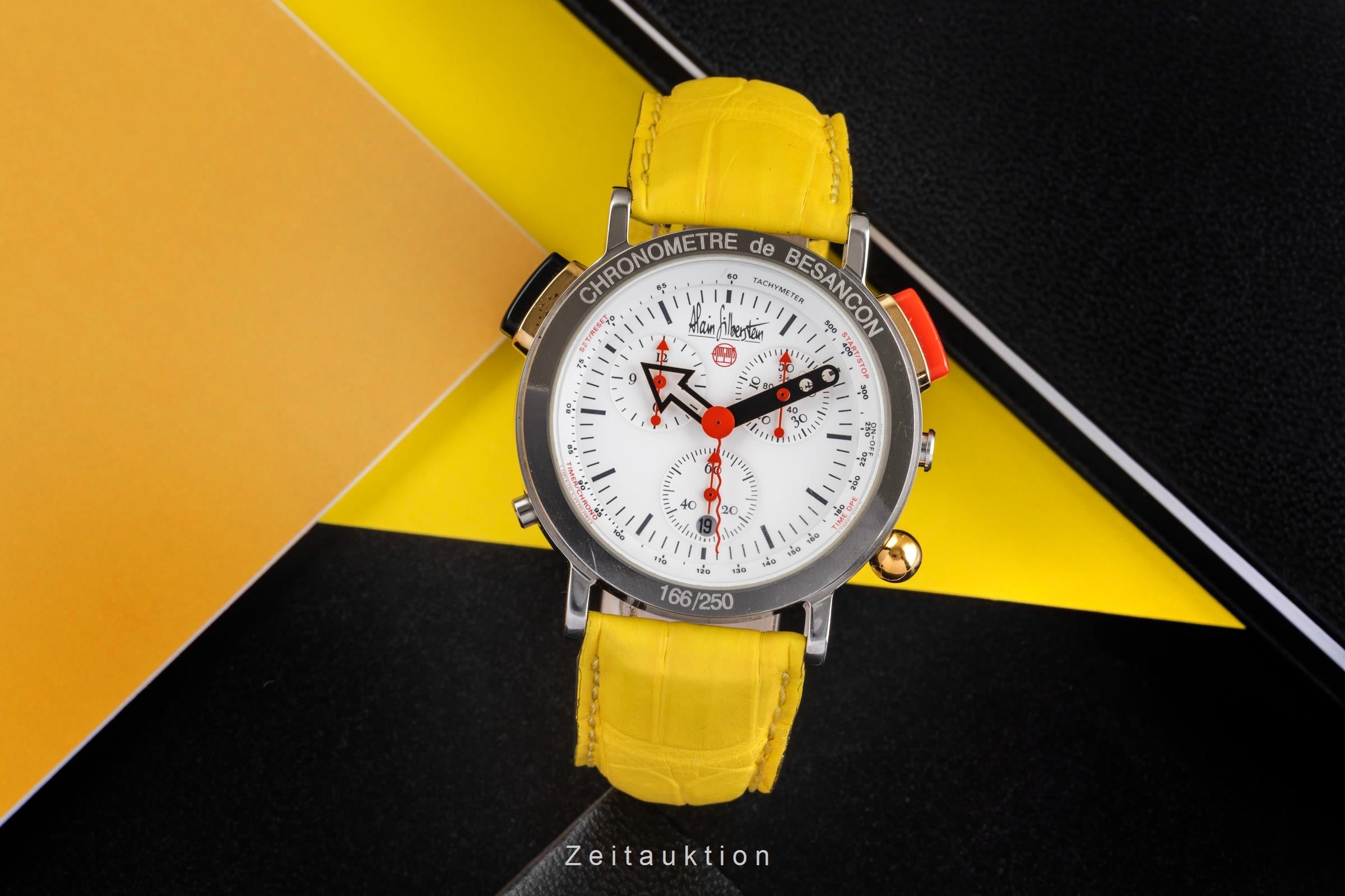 Alain Silberstein Kronoalarm chronograph steel quartz men's watch Limited  [2503585]