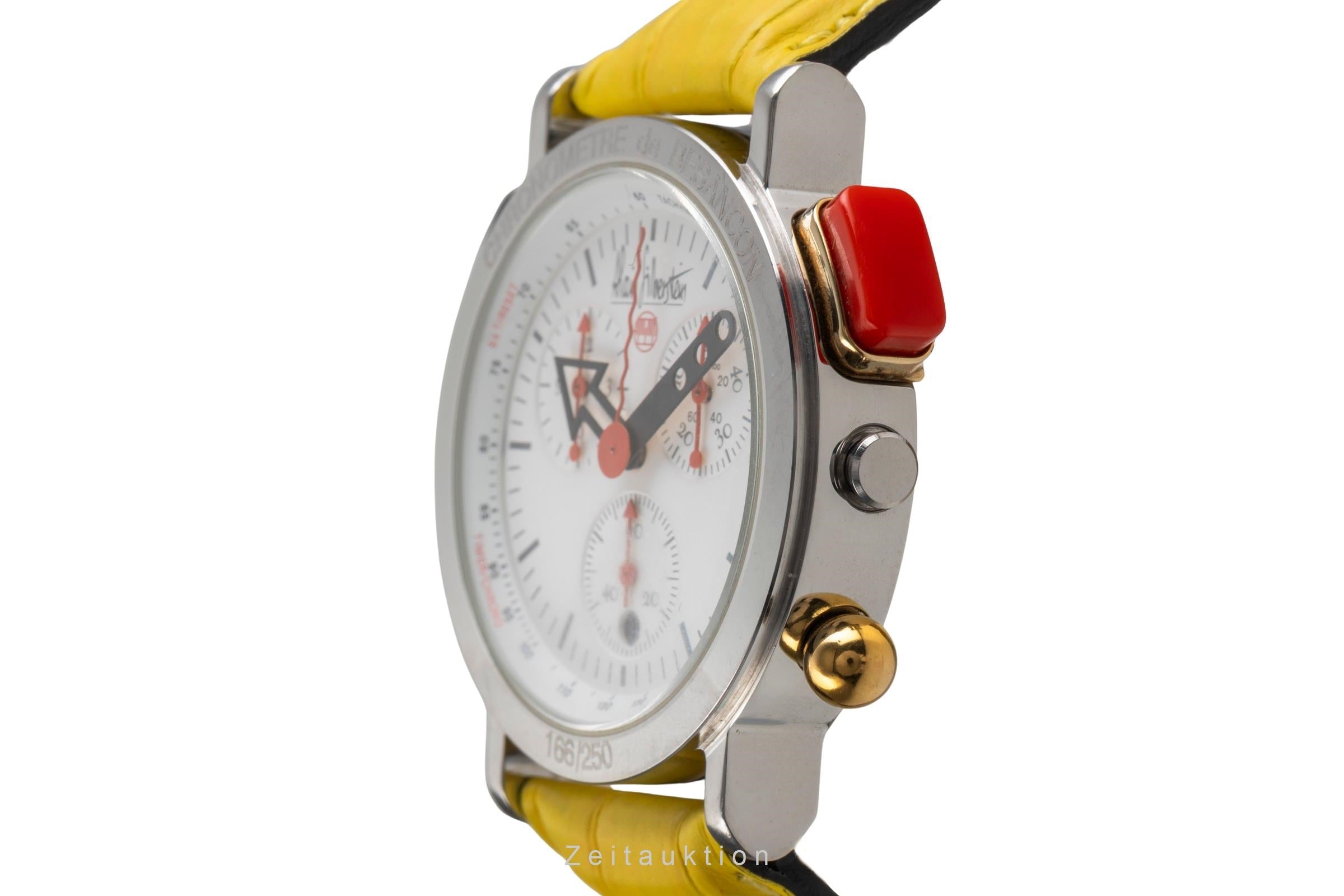 Alain Silberstein Kronoalarm chronograph steel quartz men's watch Limited  [2503585]