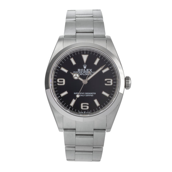 Rolex Explorer Oyster Edelstahl Automatik Herrenuhr Ref. 124270 B&P 2022 [2503590]