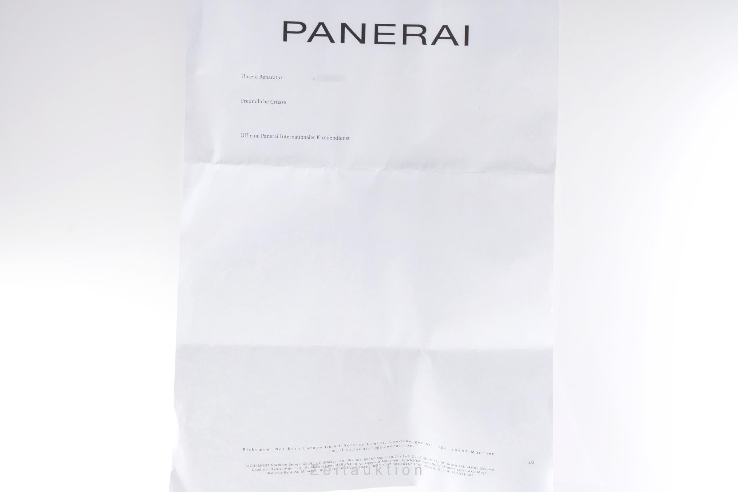 Panerai Radiomir acero automático reloj para caballeros PAM00658  [2503598]