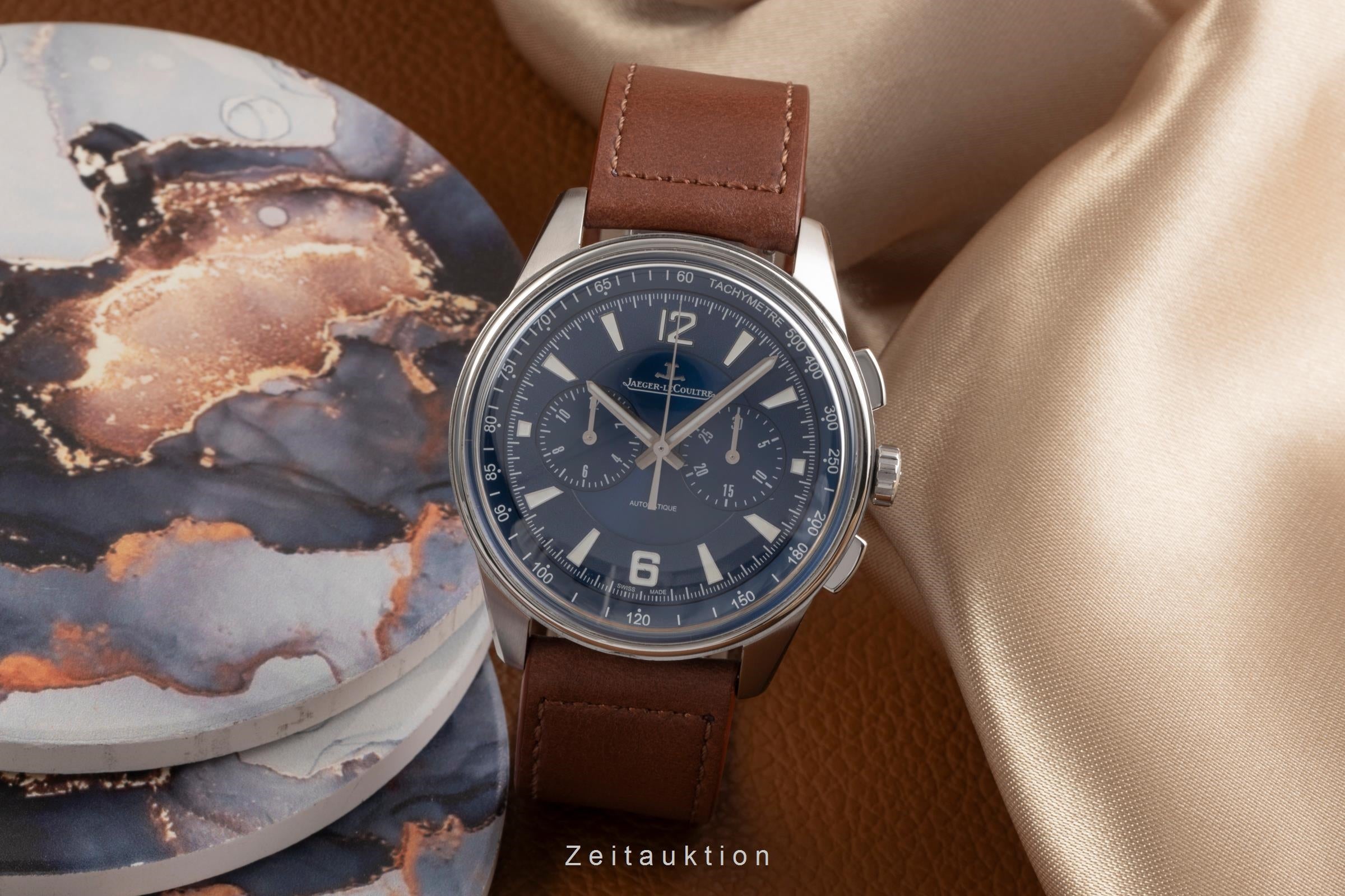 Jaeger LeCoultre Polaris Chronograph Automatik Herrenuhr Ref. Q9028480 Papiere  [2503599]