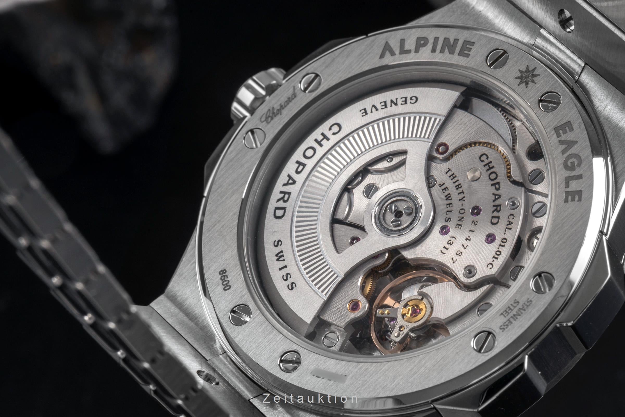 Chopard Alpine Eagle steel automatic men's watch 298600-3002 LP: 15900EUR  [2503601]