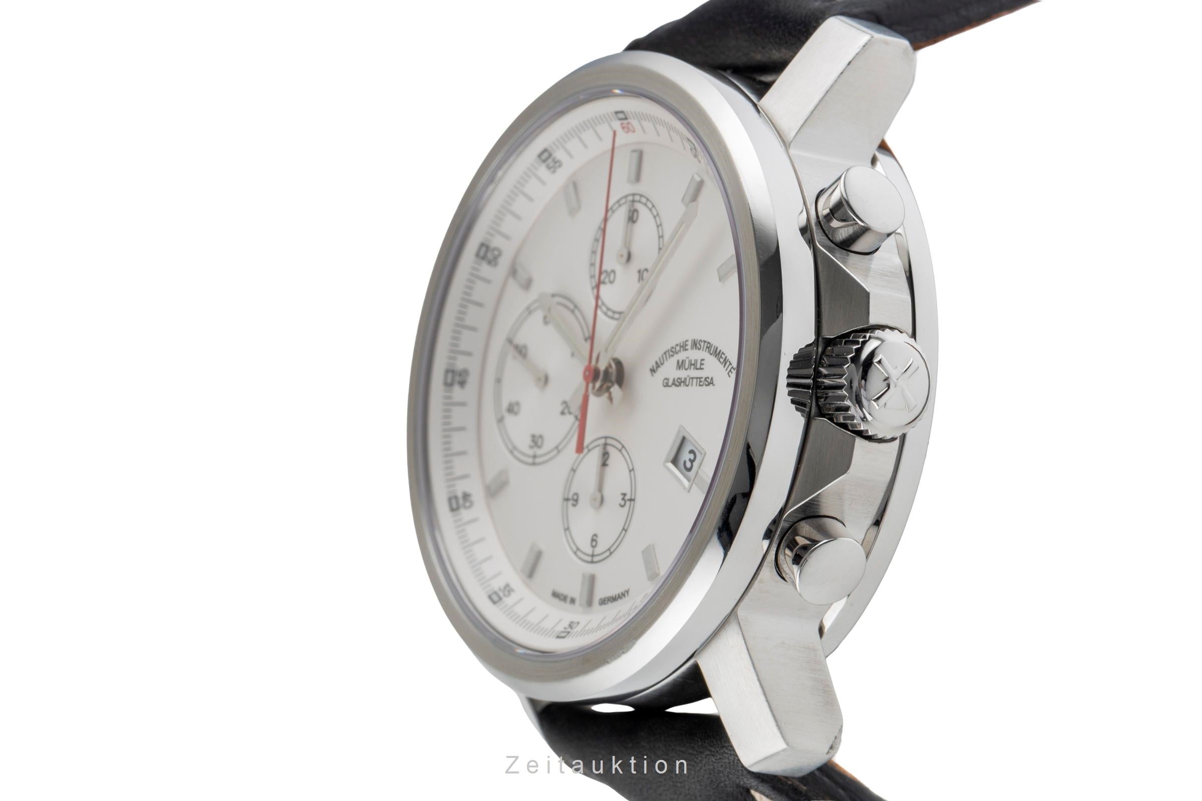 Mühle 29er Chronograph chronographe acier automatique montre pour hommes M1-25-41-LB  [2503607]