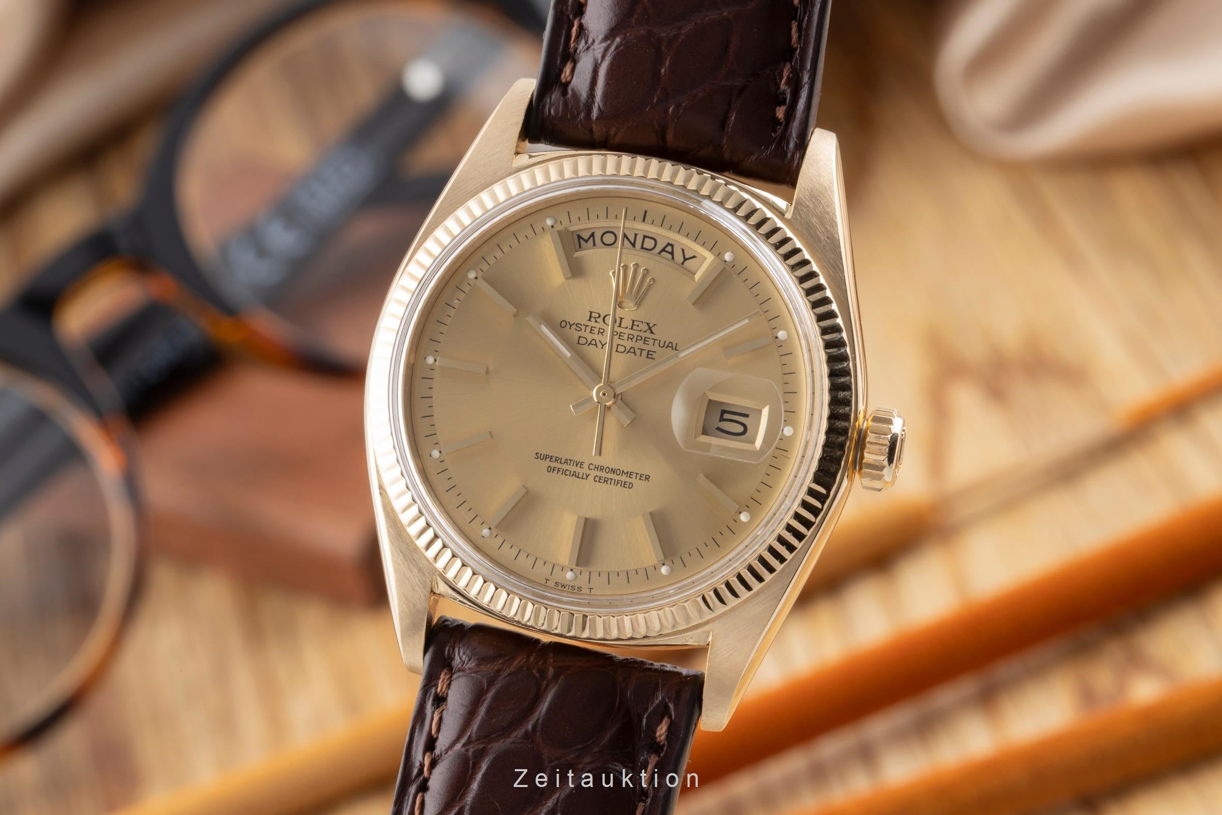 Rolex Day-Date 18 ct gold automatic men's watch 1803  [2503608]