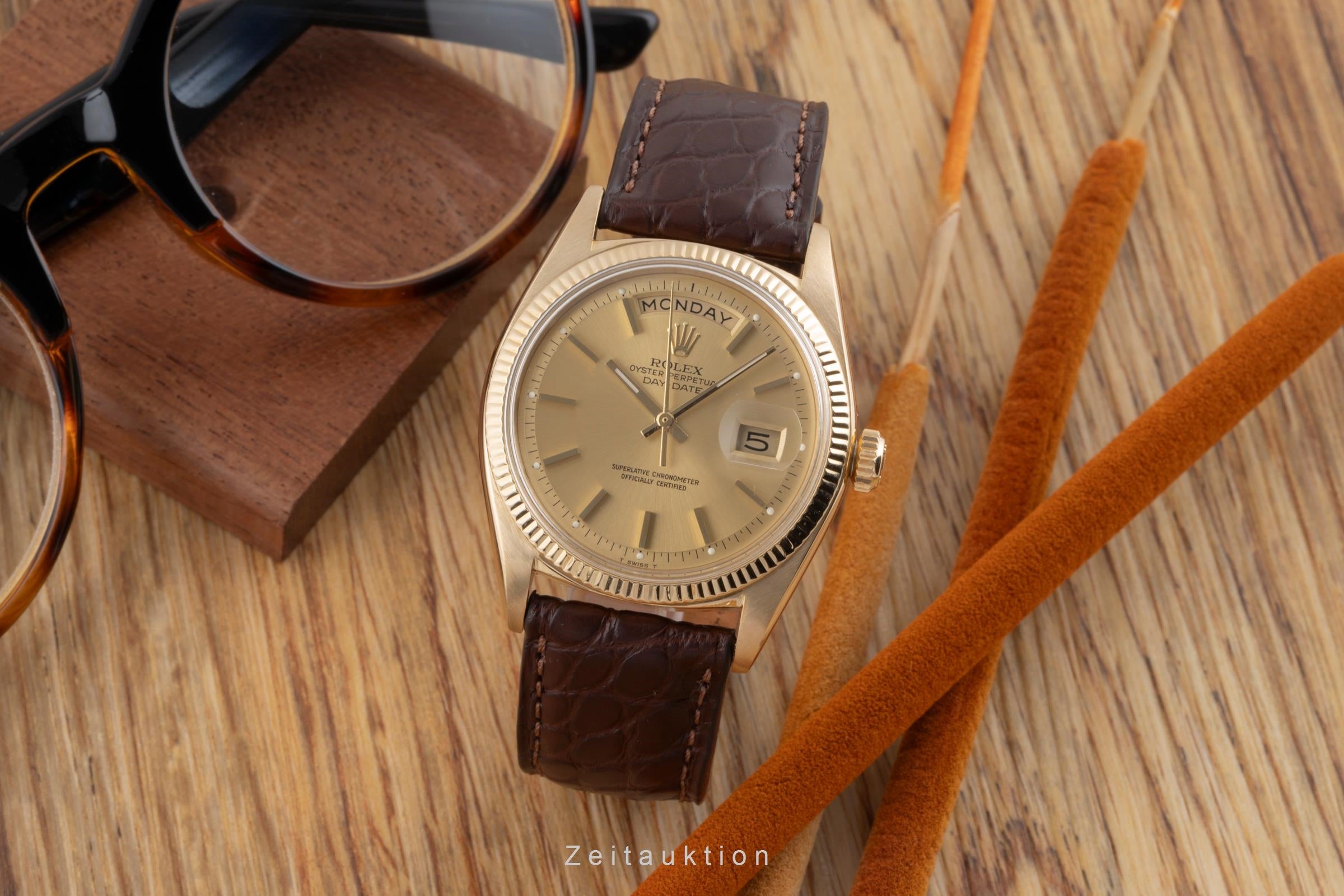 Rolex Day-Date 18 ct gold automatic men's watch 1803  [2503608]