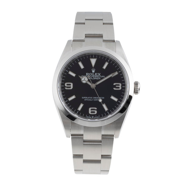 Rolex Explorer acciaio automatismo orologio da uomo 124270  [2503609]