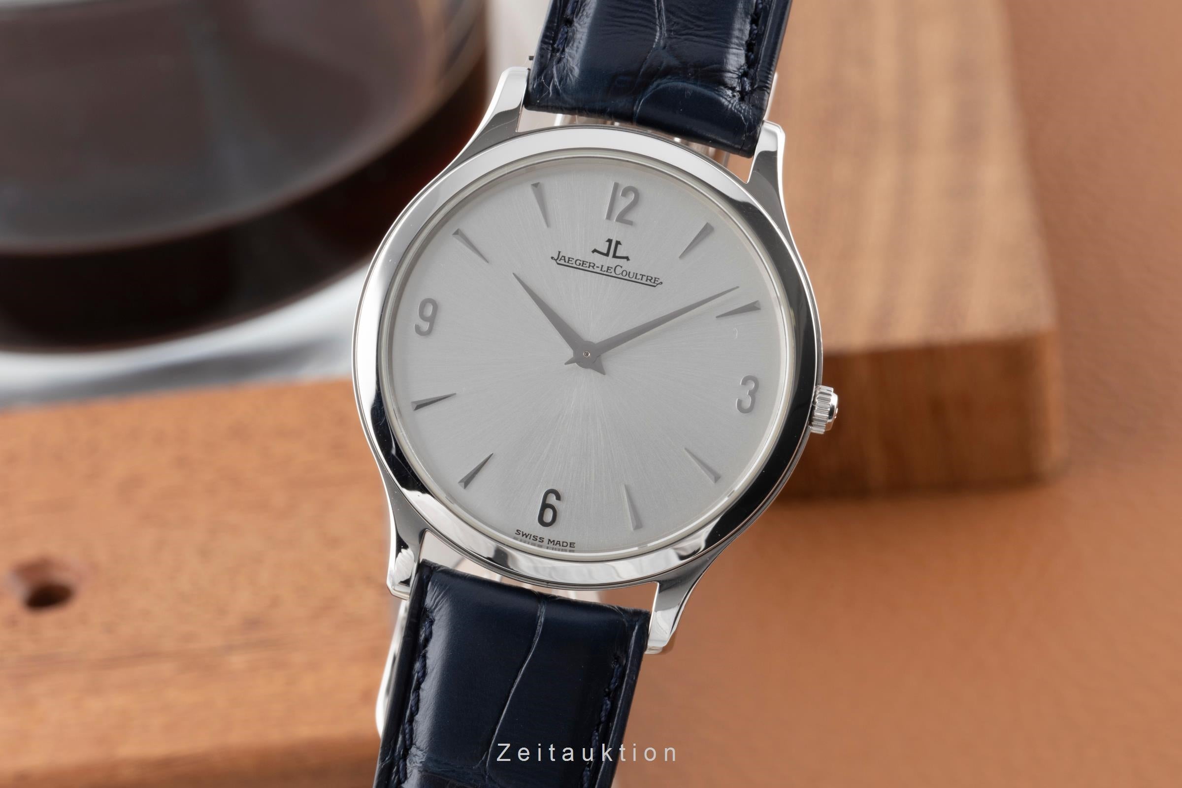 Jaeger LeCoultre Master Ultra Thin acero cuerda manual reloj para caballeros Q1458504 , 145.8.79.S  [2503612]