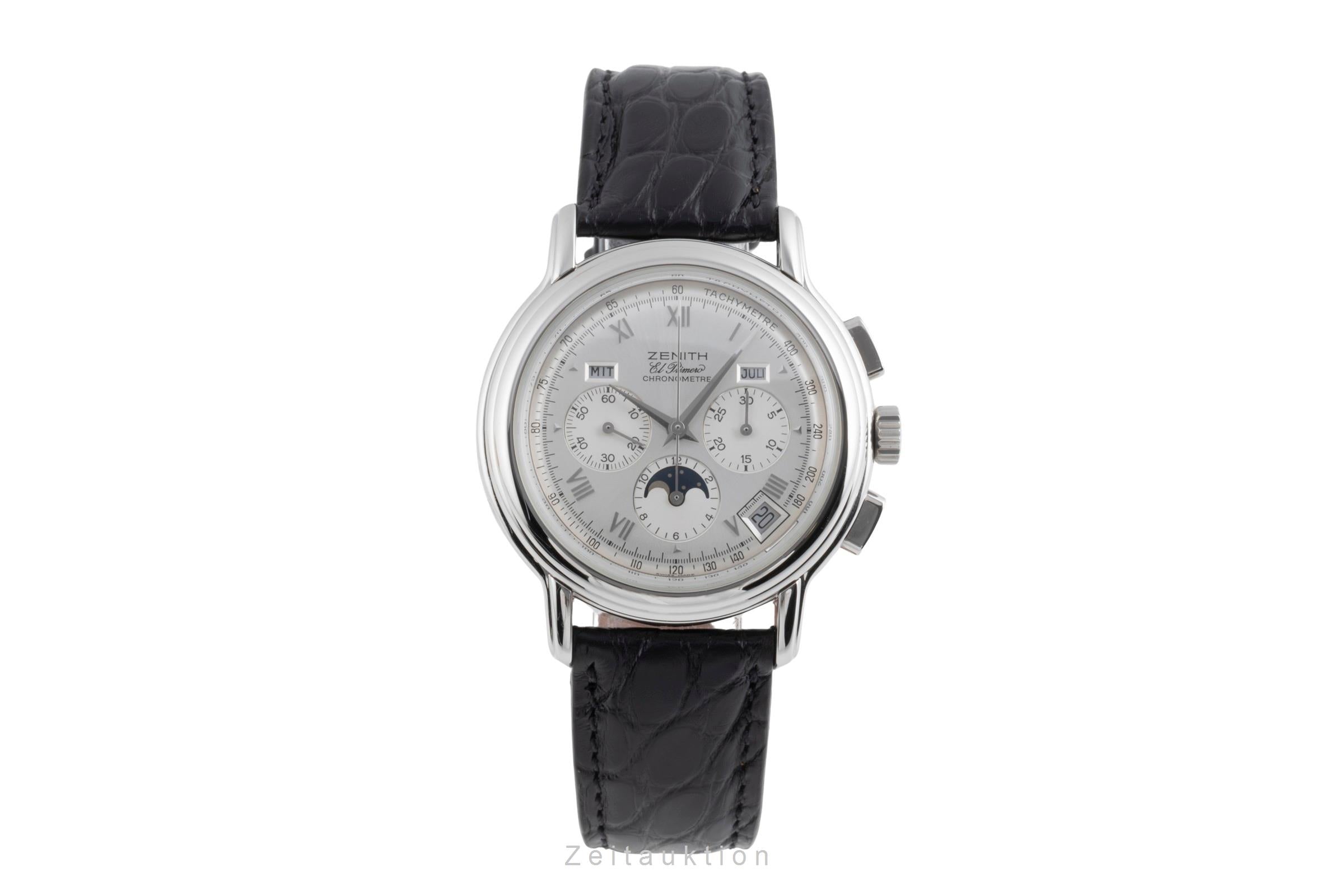 Zenith El Primero Chronograph Automatik Edelstahl Herrenuhr Ref 14/01.0240.410   [2503616]