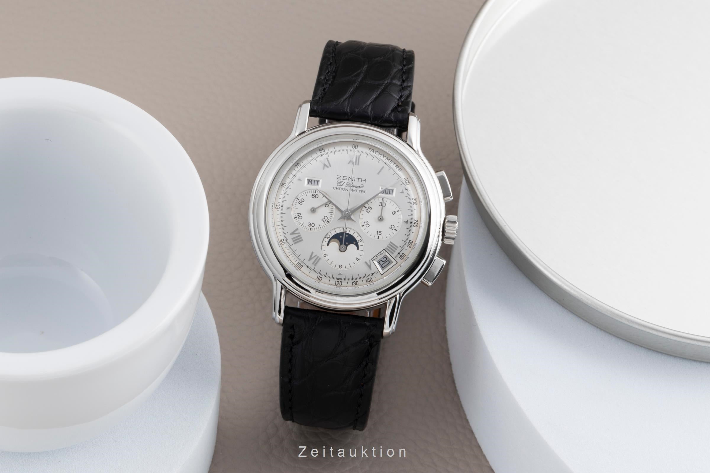 Zenith El Primero Chronograph Automatik Edelstahl Herrenuhr Ref 14/01.0240.410   [2503616]