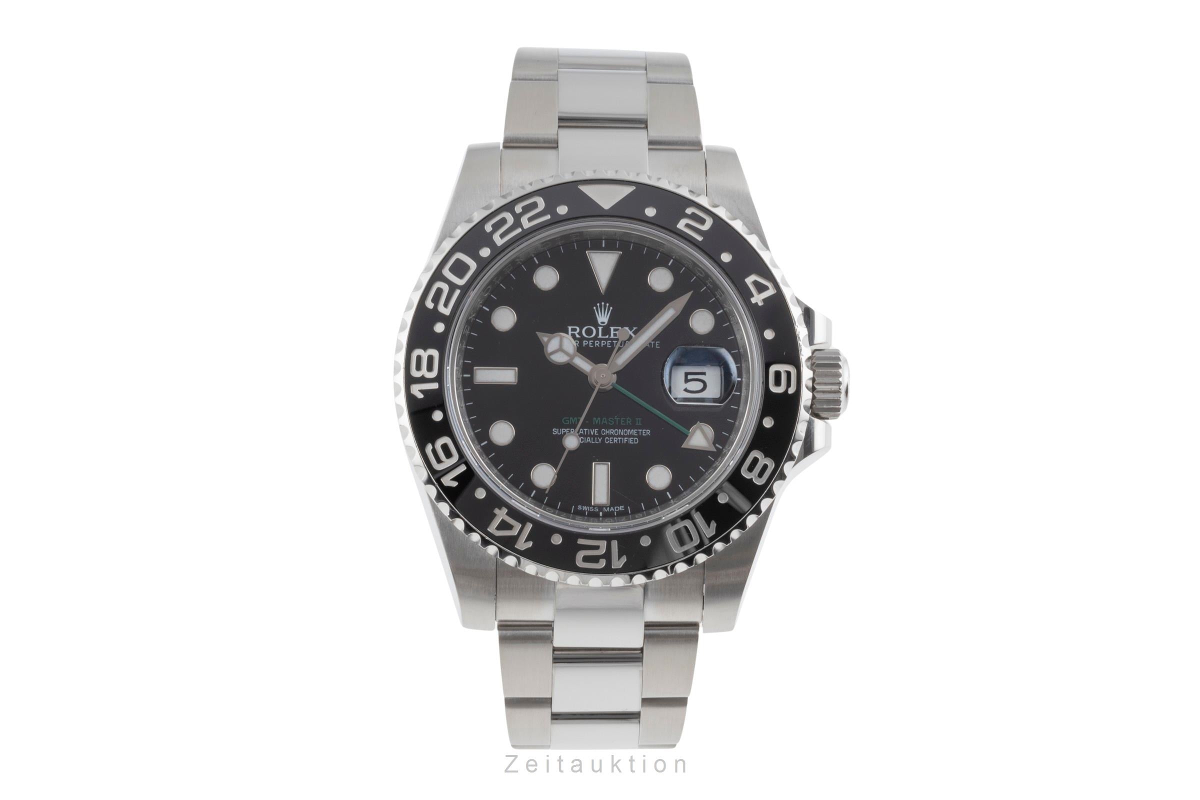 Rolex GMT-Master II steel automatic men's watch 116710LN  [2503620]