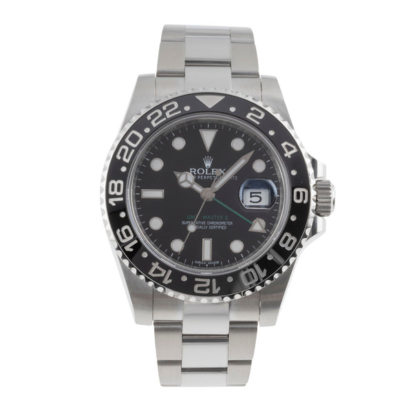 Rolex GMT-Master II steel automatic men's watch 116710LN  [2503620]