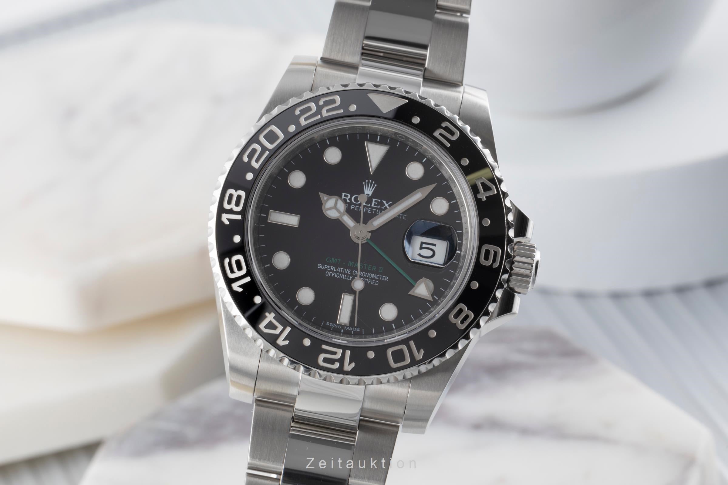 Rolex GMT-Master II steel automatic men's watch 116710LN  [2503620]