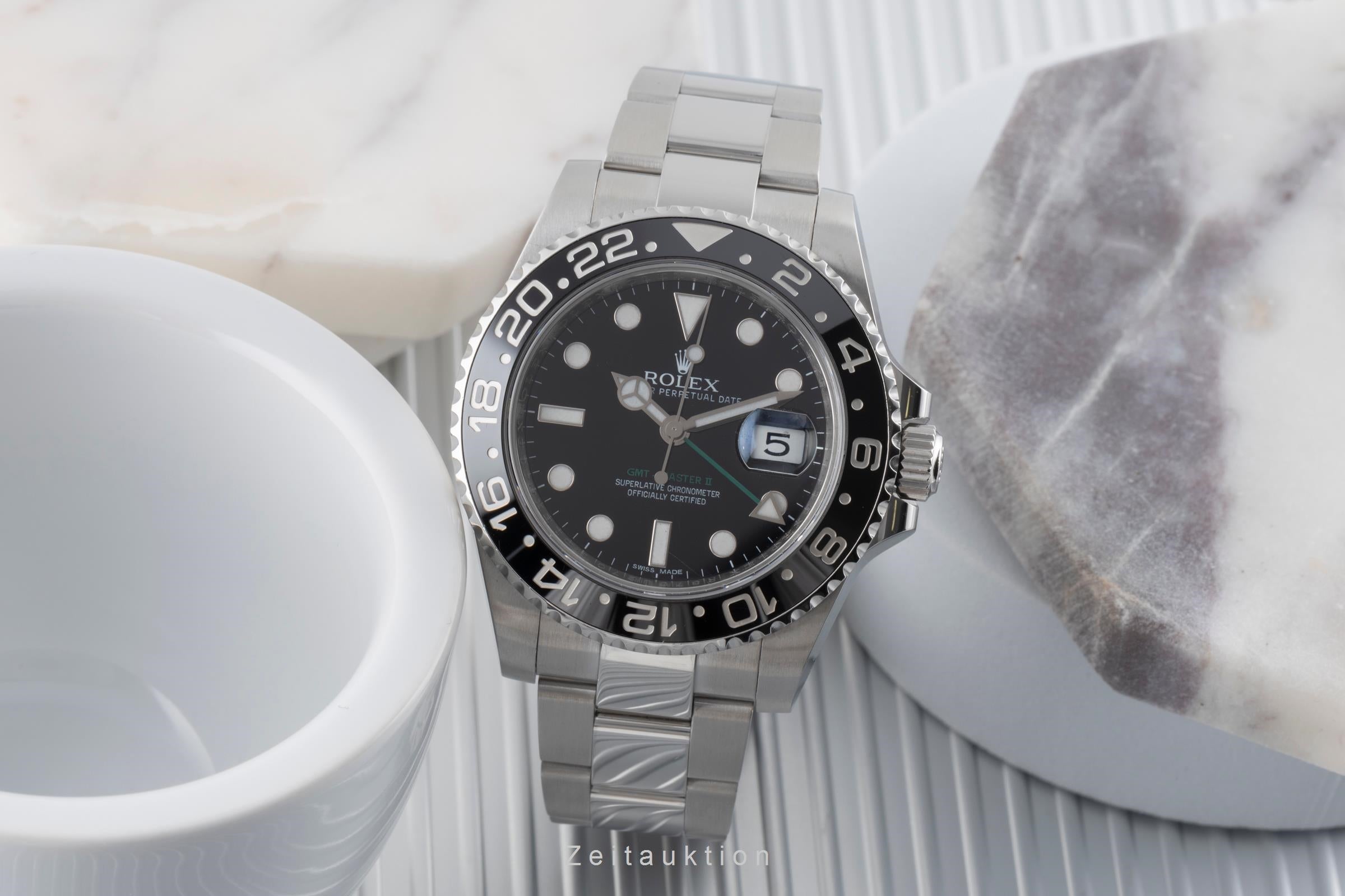 Rolex GMT-Master II steel automatic men's watch 116710LN  [2503620]