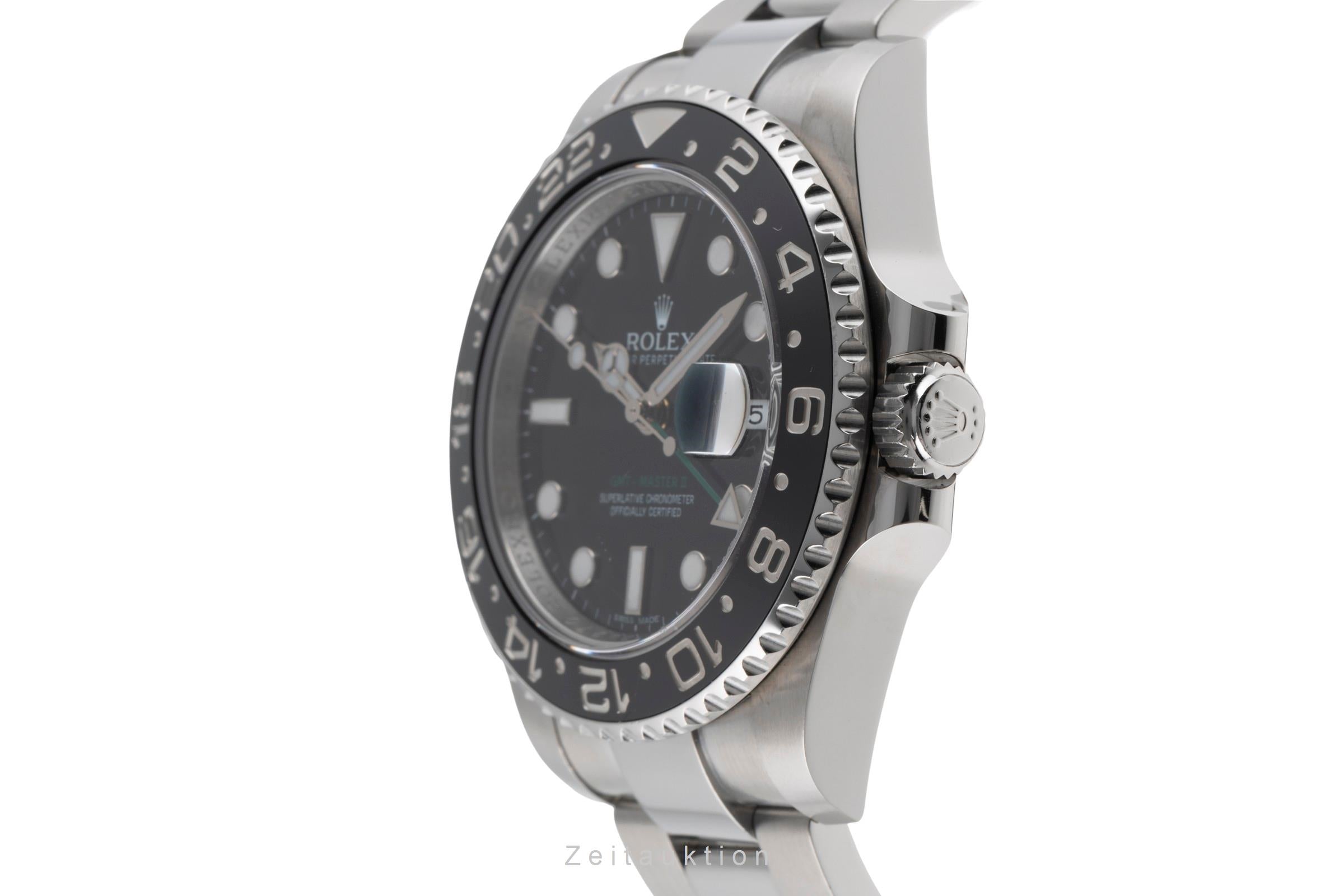 Rolex GMT-Master II steel automatic men's watch 116710LN  [2503620]