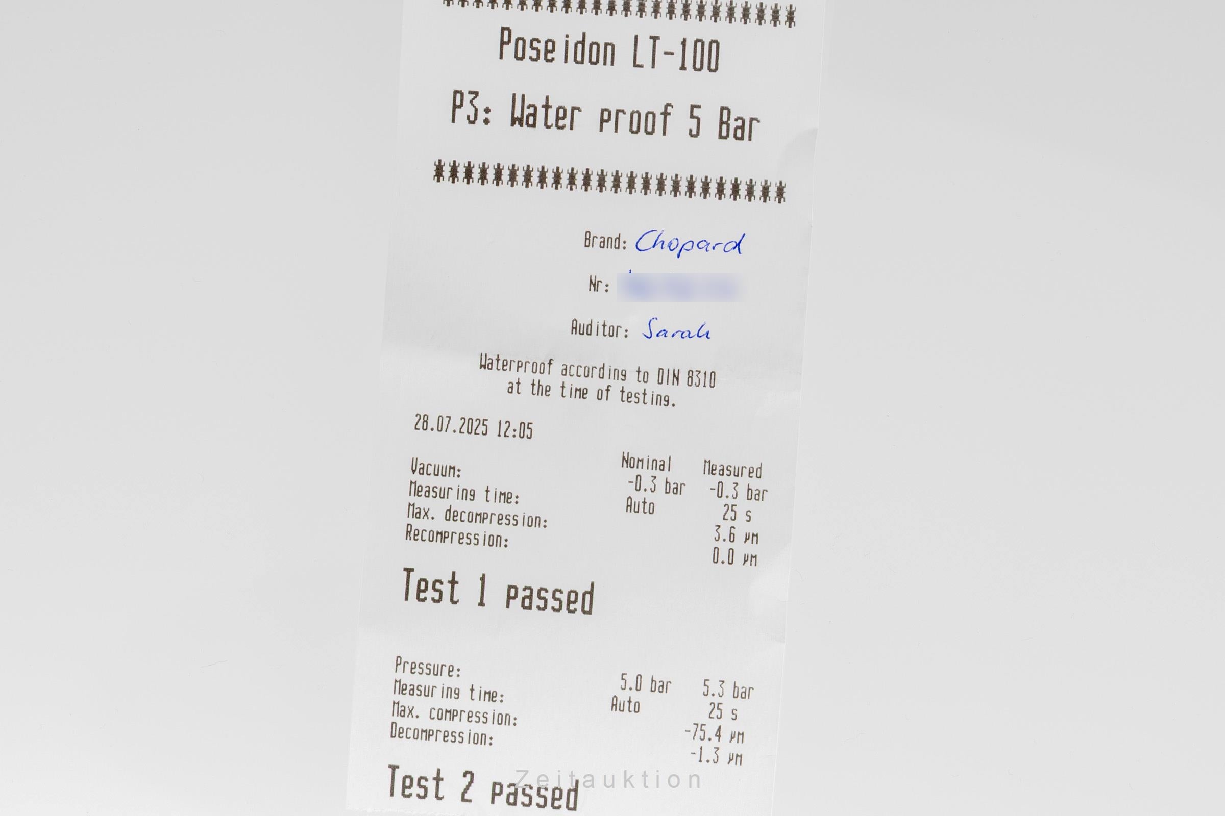 Chopard Mille Miglia chronographe acier automatique montre pour hommes 8331  [2503621]