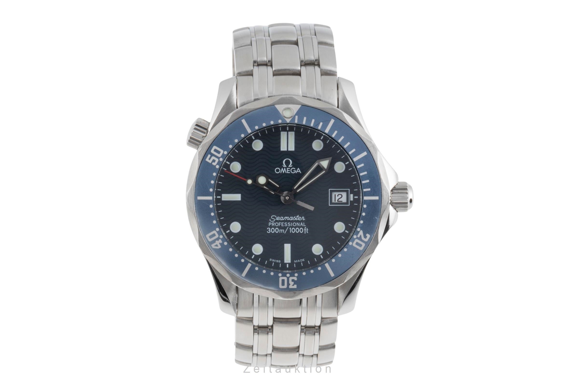 Omega Seamaster steel quartz men's watch 2561.80.00  [2503623]