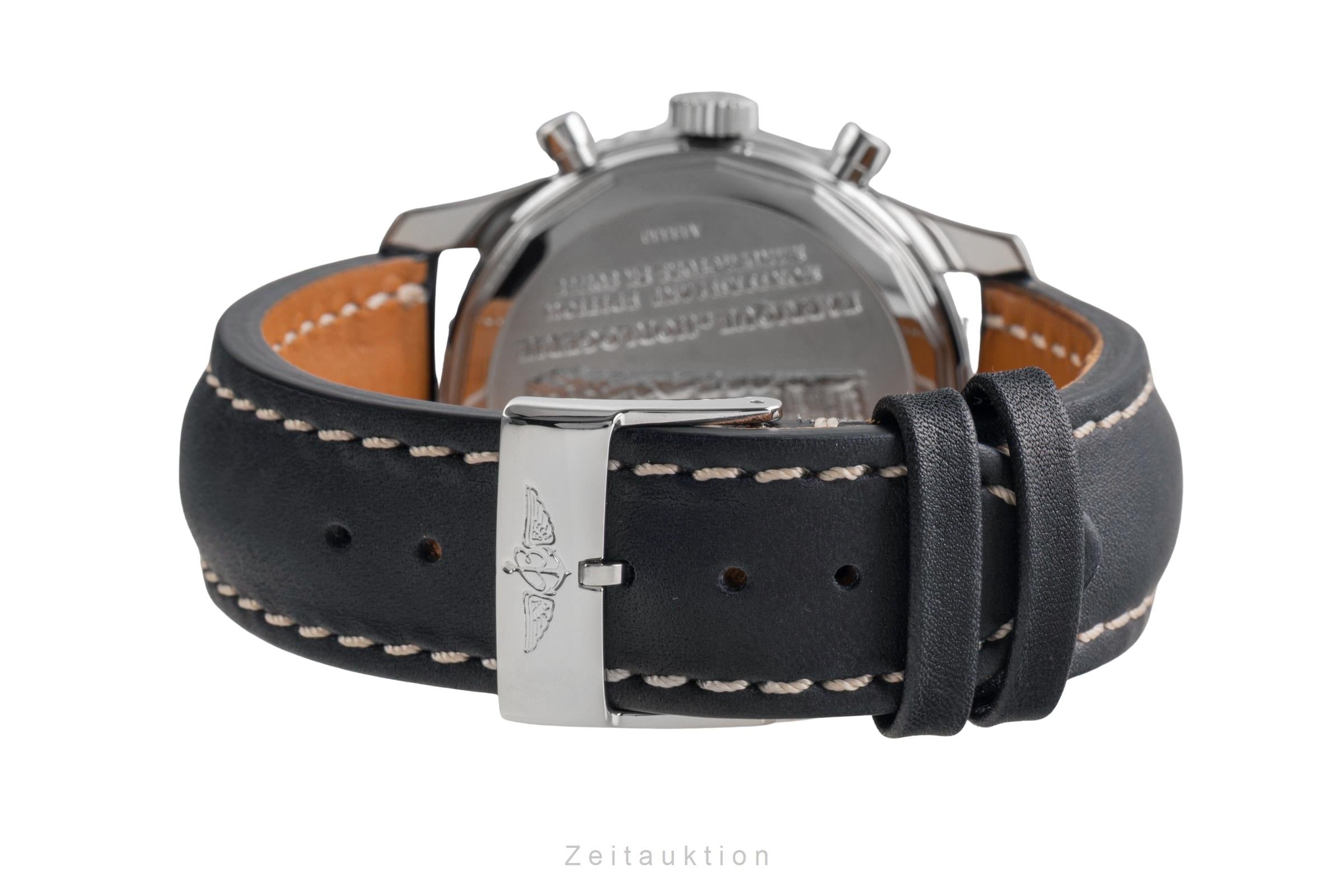 Breitling Montbrillant cronografo acciaio carica manuale orologio da uomo A48330  [2503627]