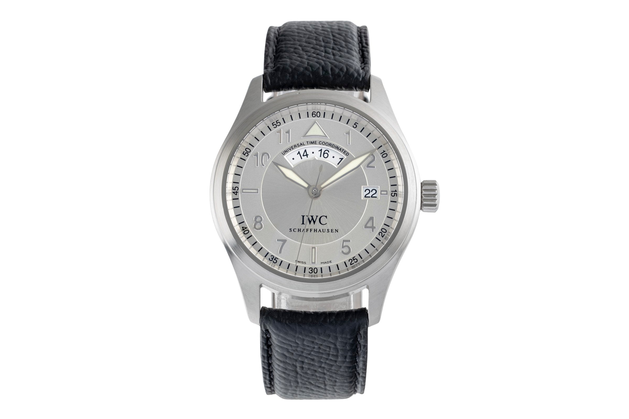 IWC Pilot acier automatique montre pour hommes IW325107 LP: 5700EUR  [2503628]