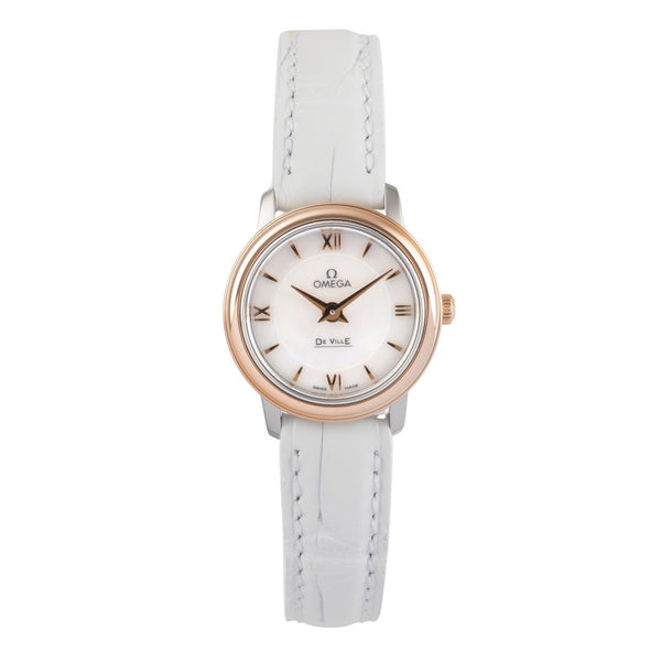 Omega De Ville Stahl / Rotgold MOP Damenuhr Ref. 424.20.24.60.05.002 Papiere [2503631]