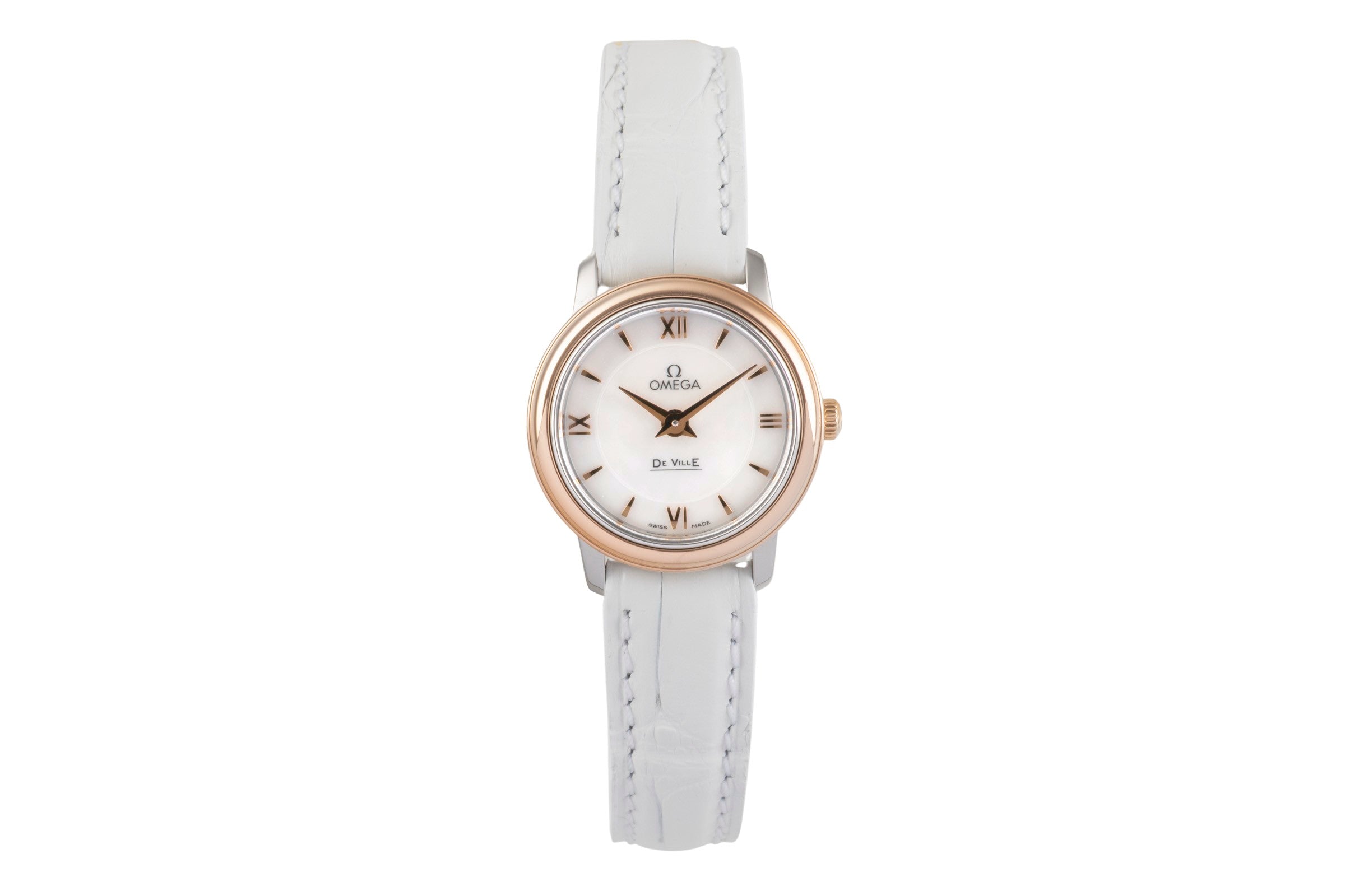 Omega De Ville acier / or  quartz montre pour femmes 424.20.24.60.05.002 LP: 5500EUR  [2503631]