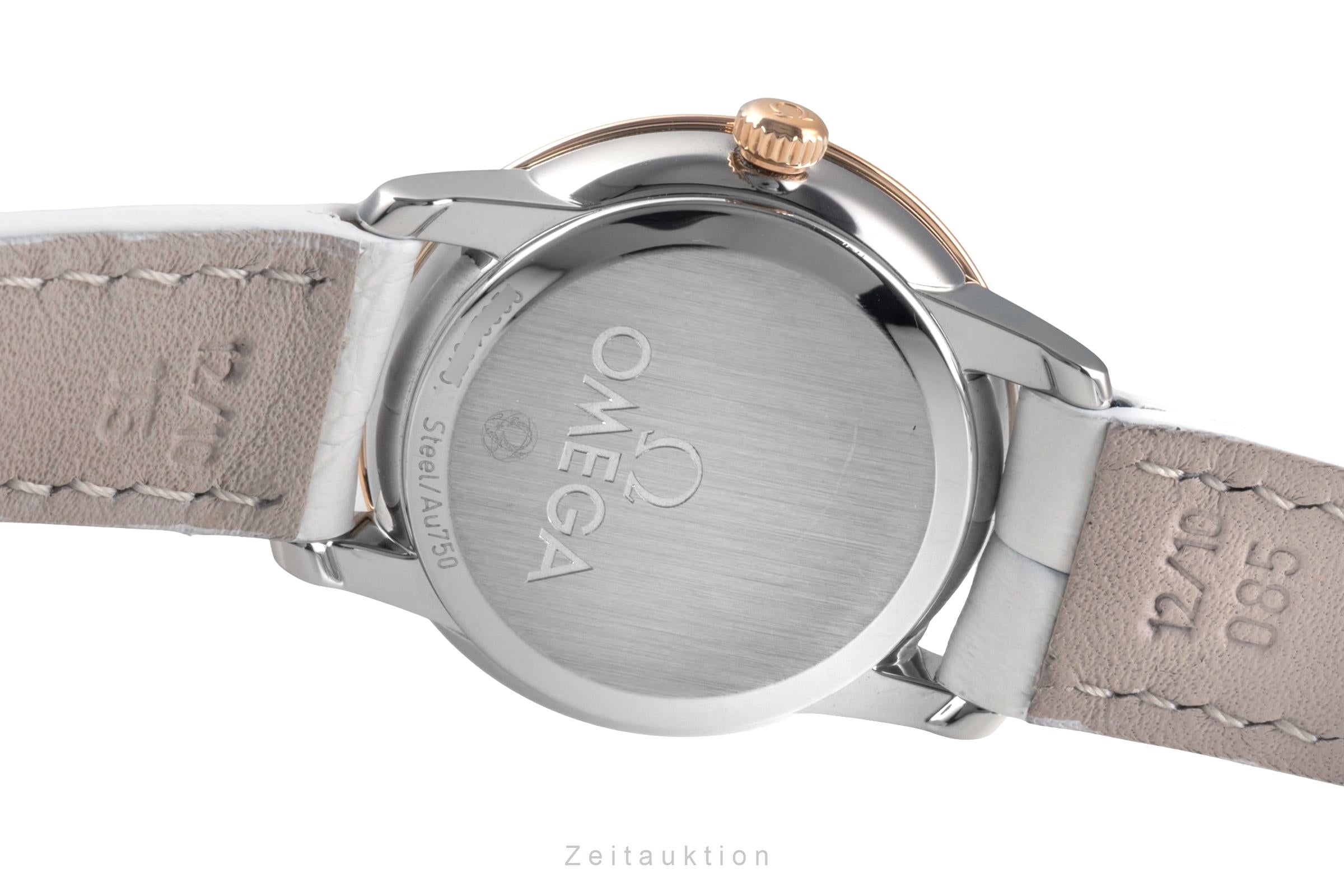 Omega De Ville Stahl / Rotgold MOP Damenuhr Ref. 424.20.24.60.05.002 Papiere [2503631]