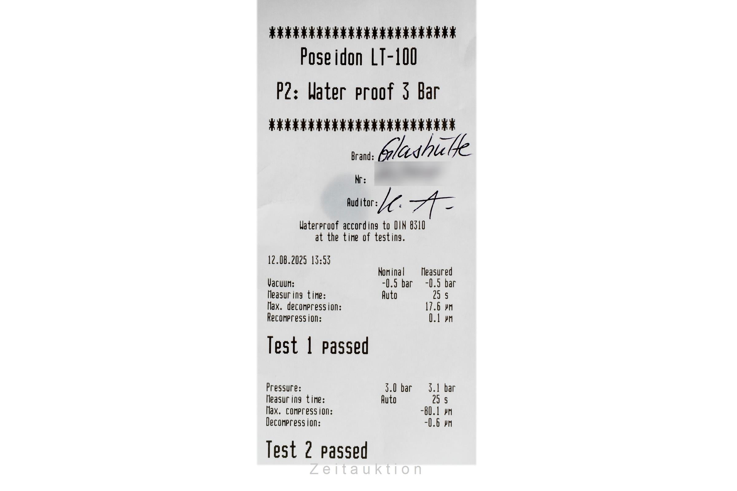 Glashütte PanoReserve acero cuerda manual reloj para caballeros 65-01-02-02-04  [2503632]