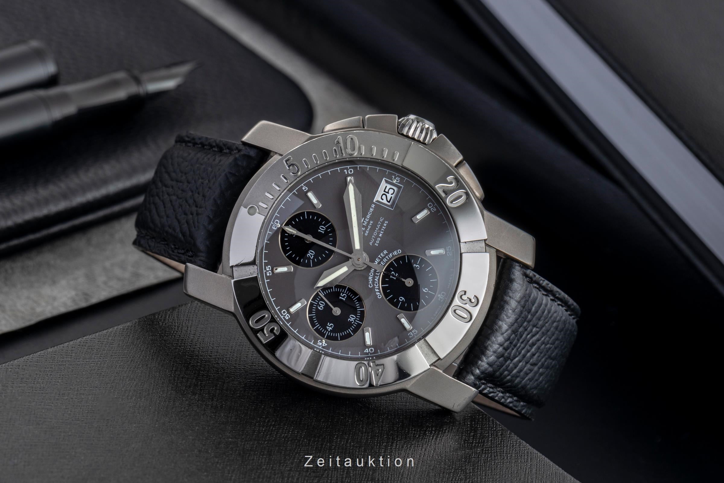 Baume & Mercier Capeland Chronograph Stahl / Titan Automatik Herren Ref. 65390  [2503633]