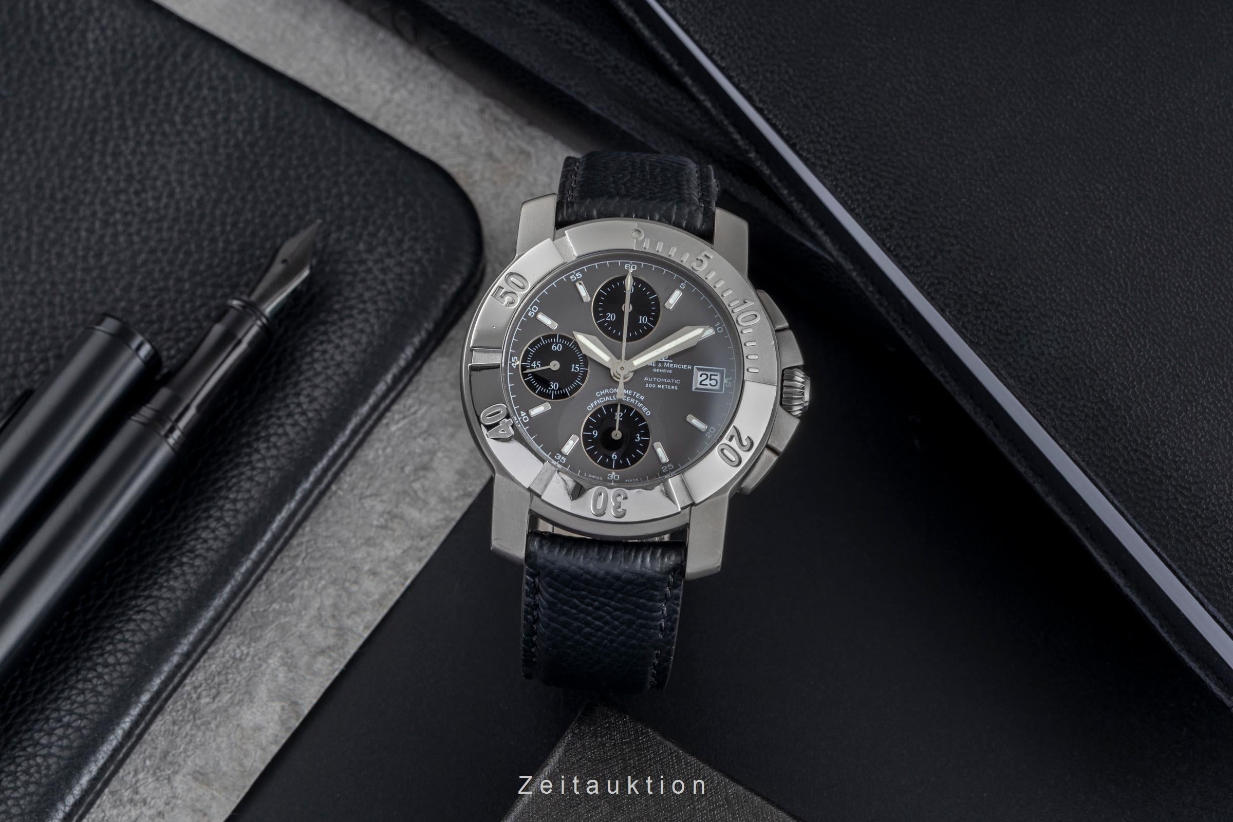 Baume & Mercier Capeland Chronograph Stahl / Titan Automatik Herren Ref. 65390  [2503633]