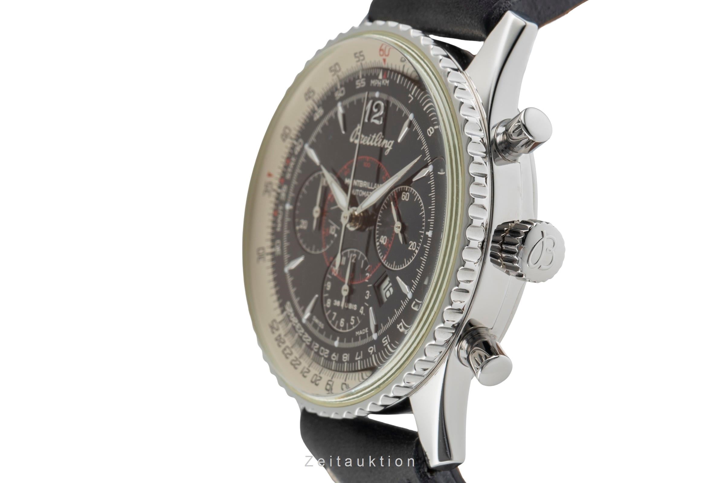 Breitling Montbrillant acier automatique montre pour hommes A41030  [2503634]