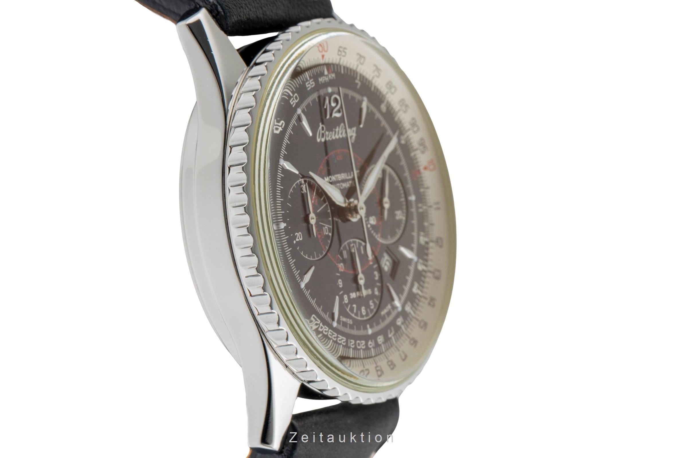 Breitling Montbrillant acier automatique montre pour hommes A41030  [2503634]