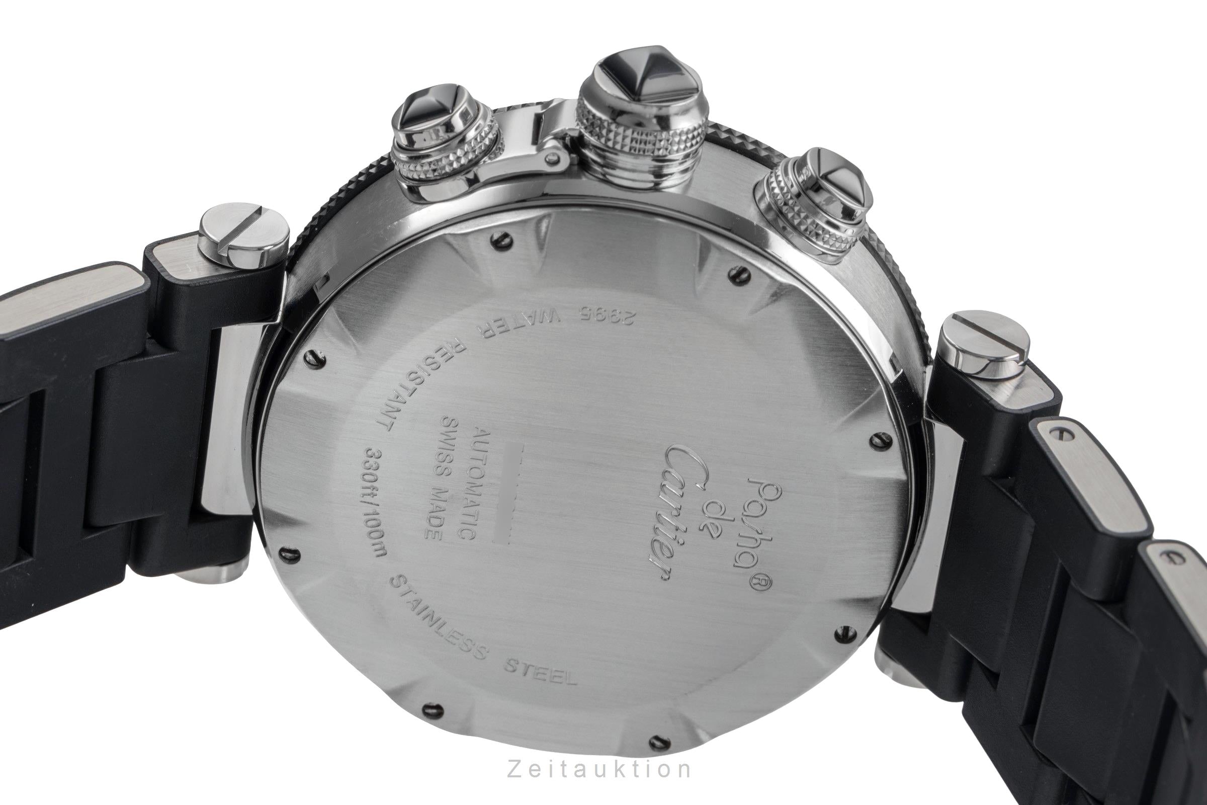 Cartier Pasha Seatimer Chronograph Datum Stahl Automatik Ref. W31088U2  [2503642]